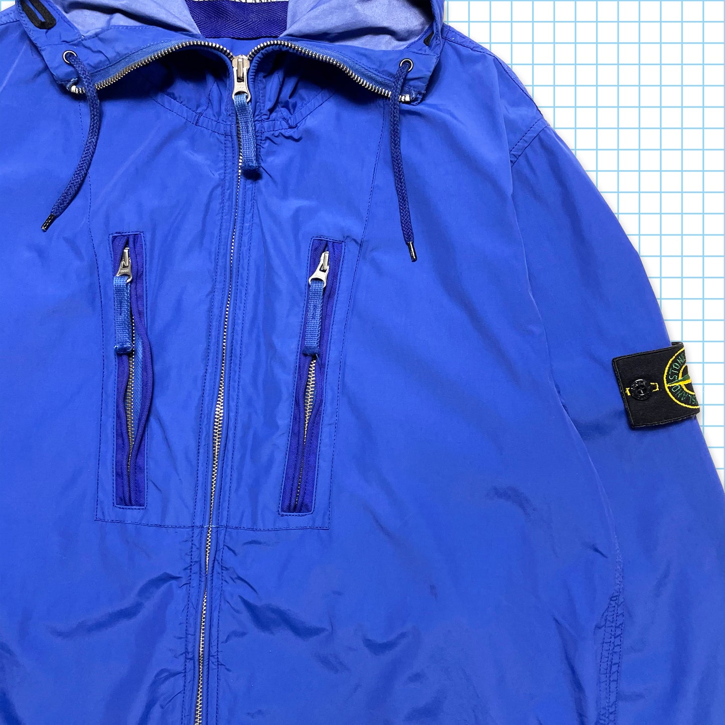 Stone Island M135 Royal Blue Spalmatura SS08' - Moyen / Grand