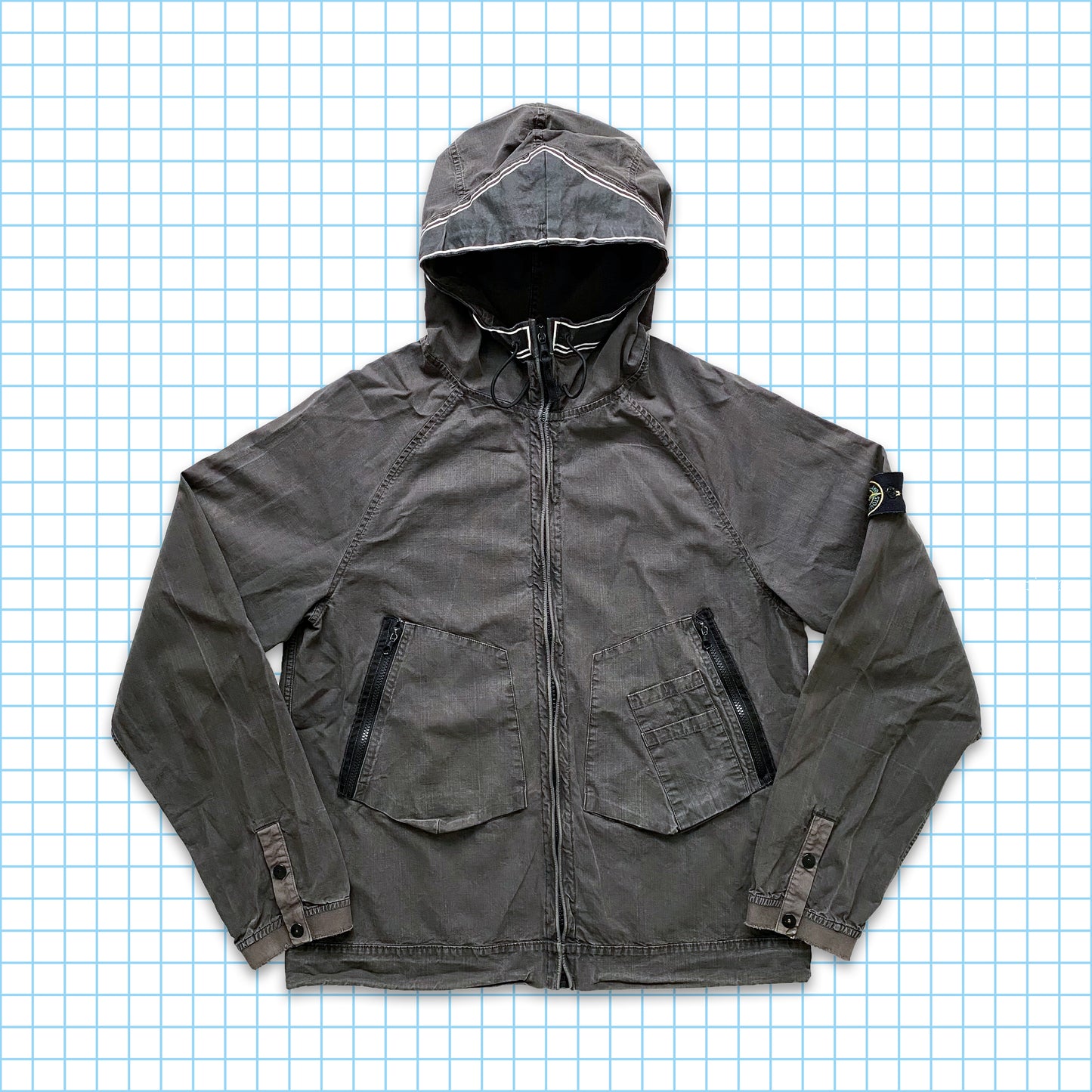 Stone Island Capuche Renforcée Multi Poche SS06' - Extra Large