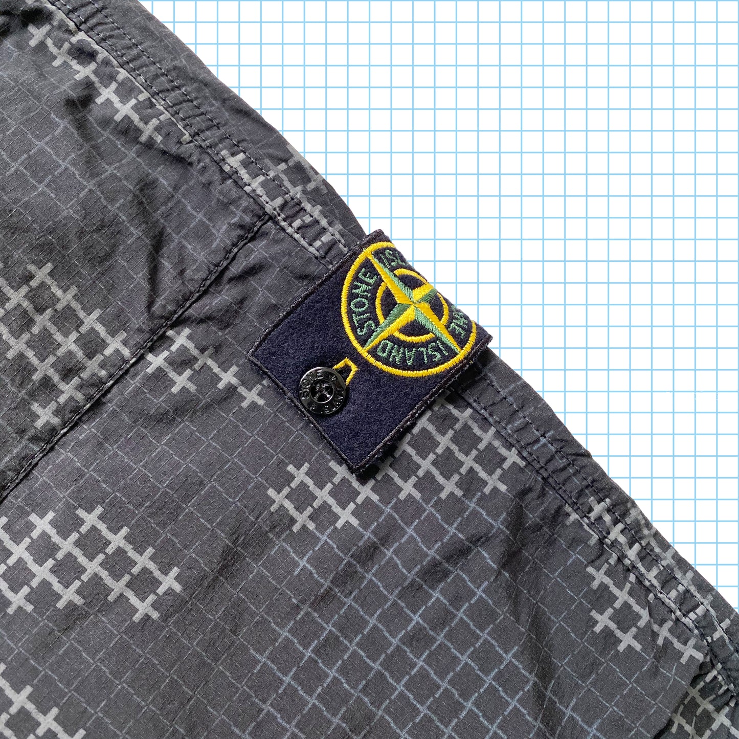 Pantalon tactique camouflage Stone Island Full Compact Rip Stop Grid AW17' - Moyen