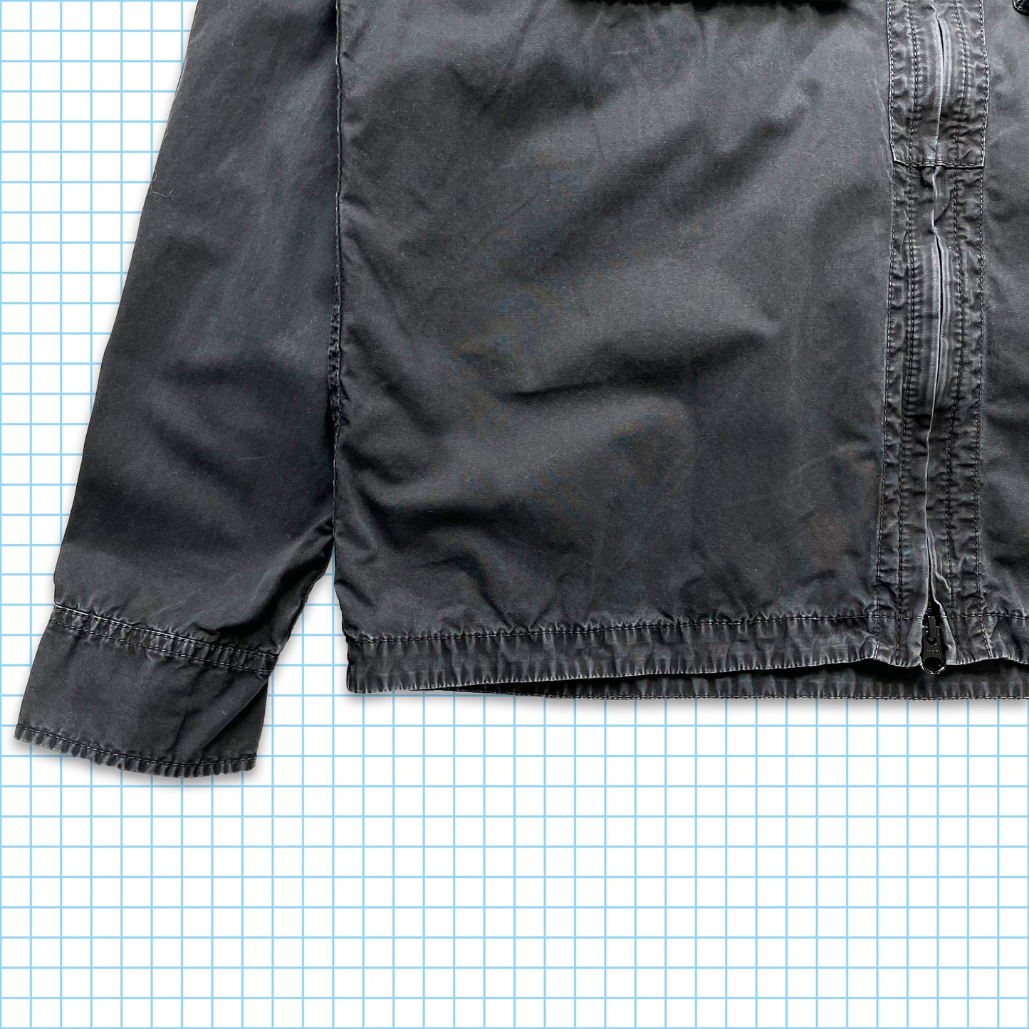 Stone Island Black Double Breast Pocket Overshirt SS18' - Extra Large