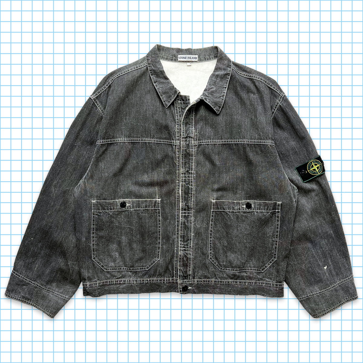 Stone Island Denim Pigment Chore Jacket SS86' - Large – Holsales