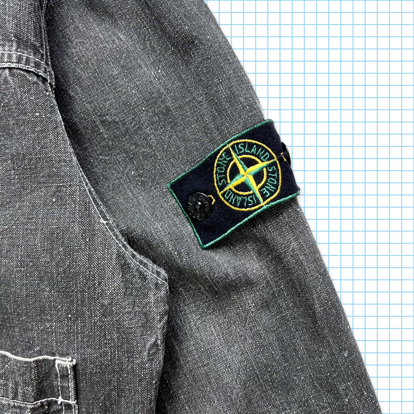 Stone Island Denim Pigment Chore Jacket SS86' - Large
