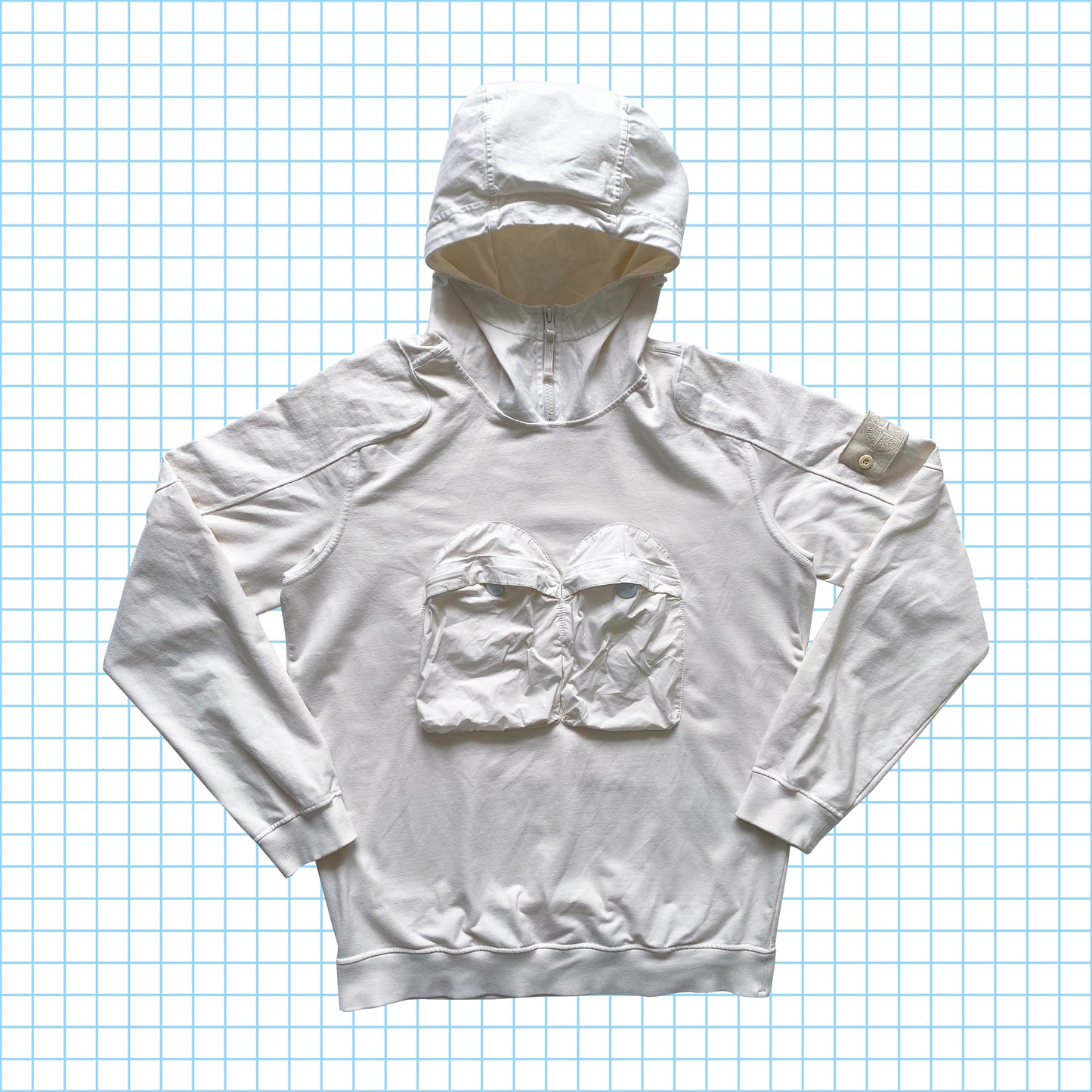 Sweat à capuche Stone Island Ghost SS18' - Moyen