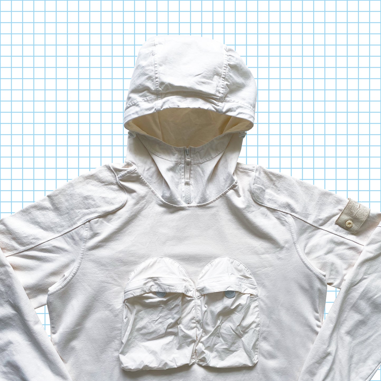 Sweat à capuche Stone Island Ghost SS18' - Moyen