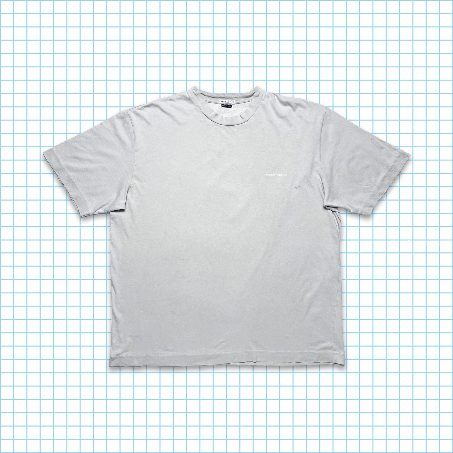Late 00’s Stone Island Compass Spellout Tee - Extra Large