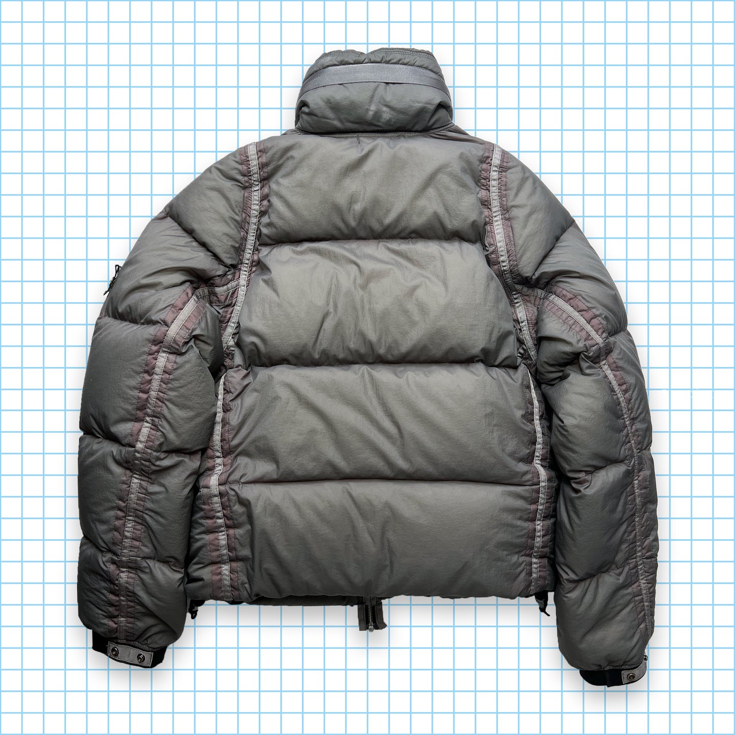 Stone Island Opaque Nylon Tela Goose Down Puffer Jacket AW07' - Medium