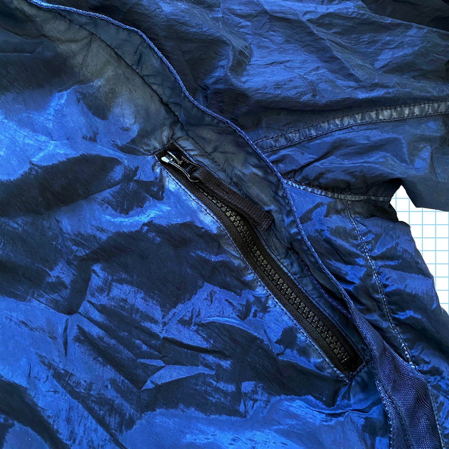 Stone Island Midnight Navy Hooded Nylon Metal Jacket SS10’