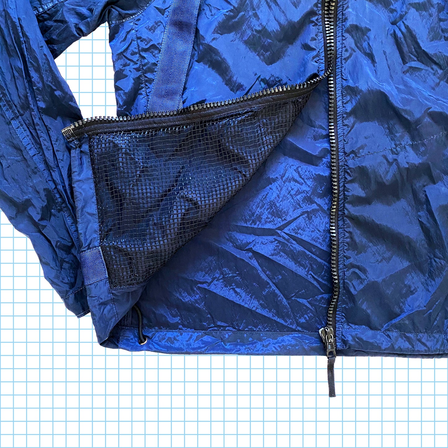 Stone Island Midnight Navy Hooded Nylon Metal Jacket SS10’