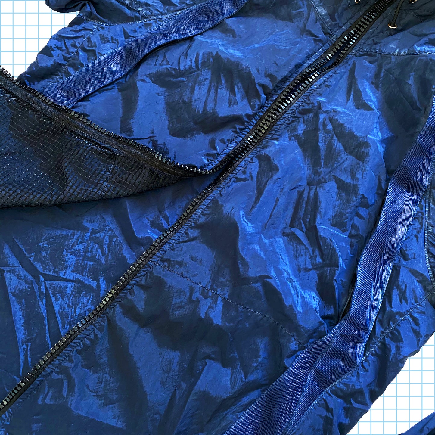 Stone Island Midnight Navy Hooded Nylon Metal Jacket SS10’