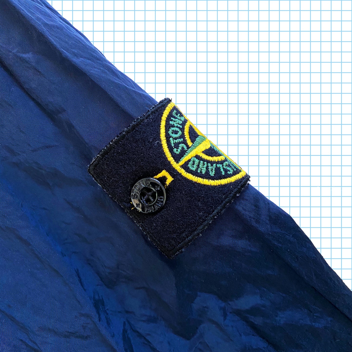 Stone Island Midnight Navy Hooded Nylon Metal Jacket SS10’
