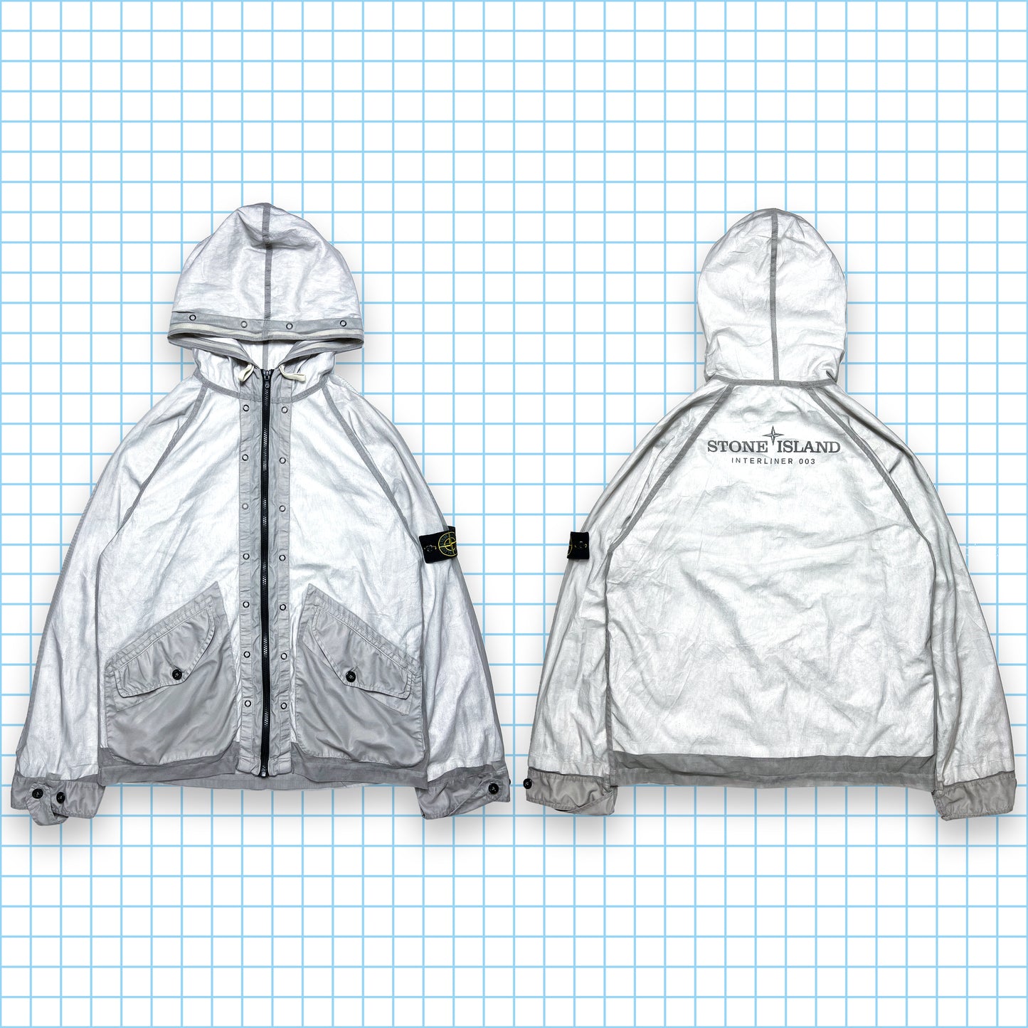 Stone Island Light Grey Interliner SS03’ - Medium / Large