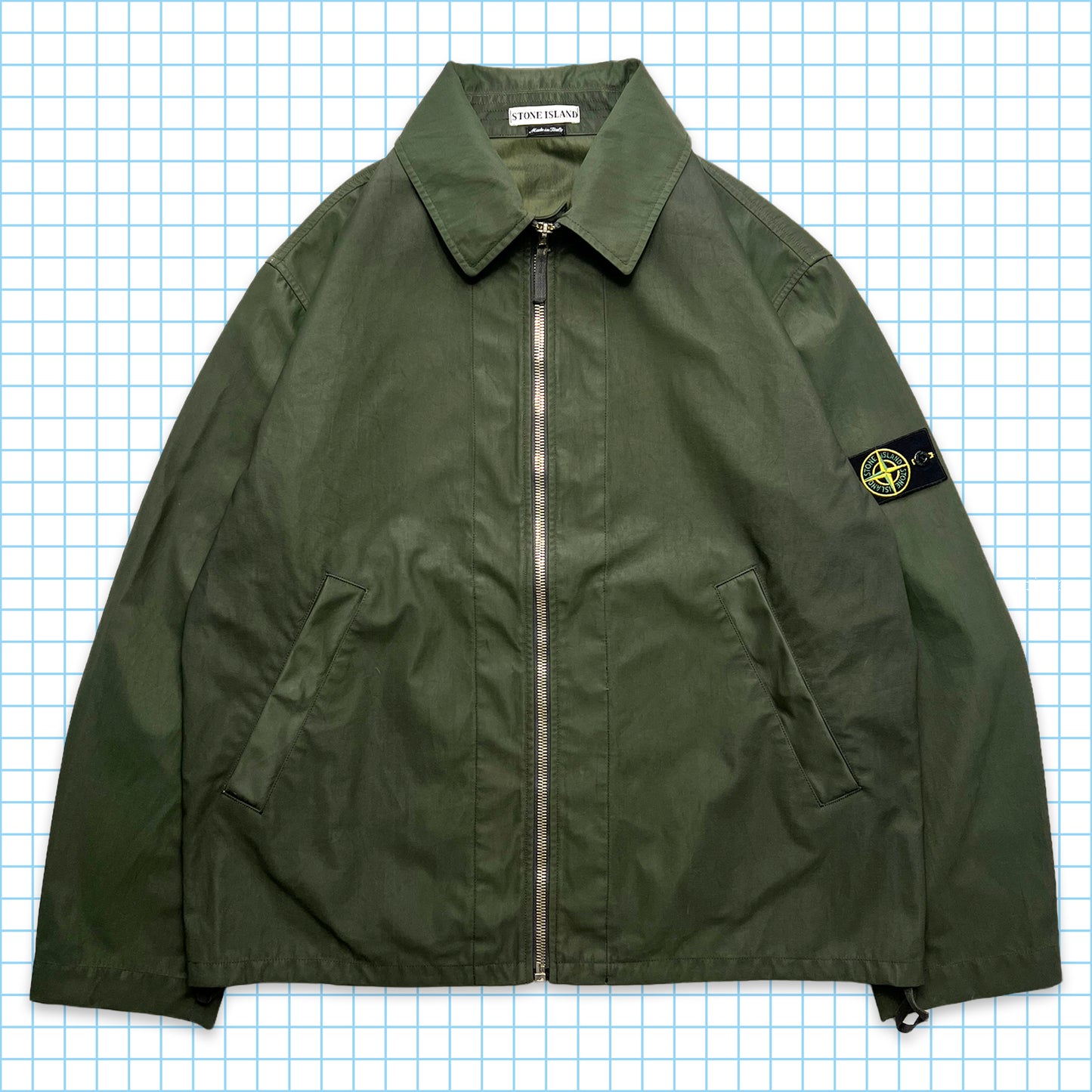 Stone Island Forest Green Overshirt SS01' - Extra Large / Extra Extra Large