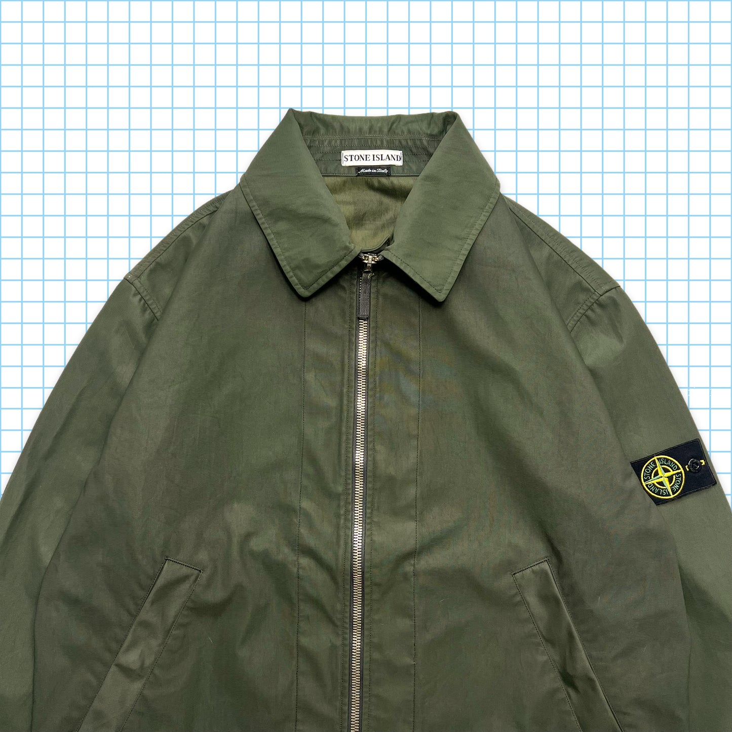 Stone Island Forest Green Overshirt SS01' - Extra Large / Extra Extra Large