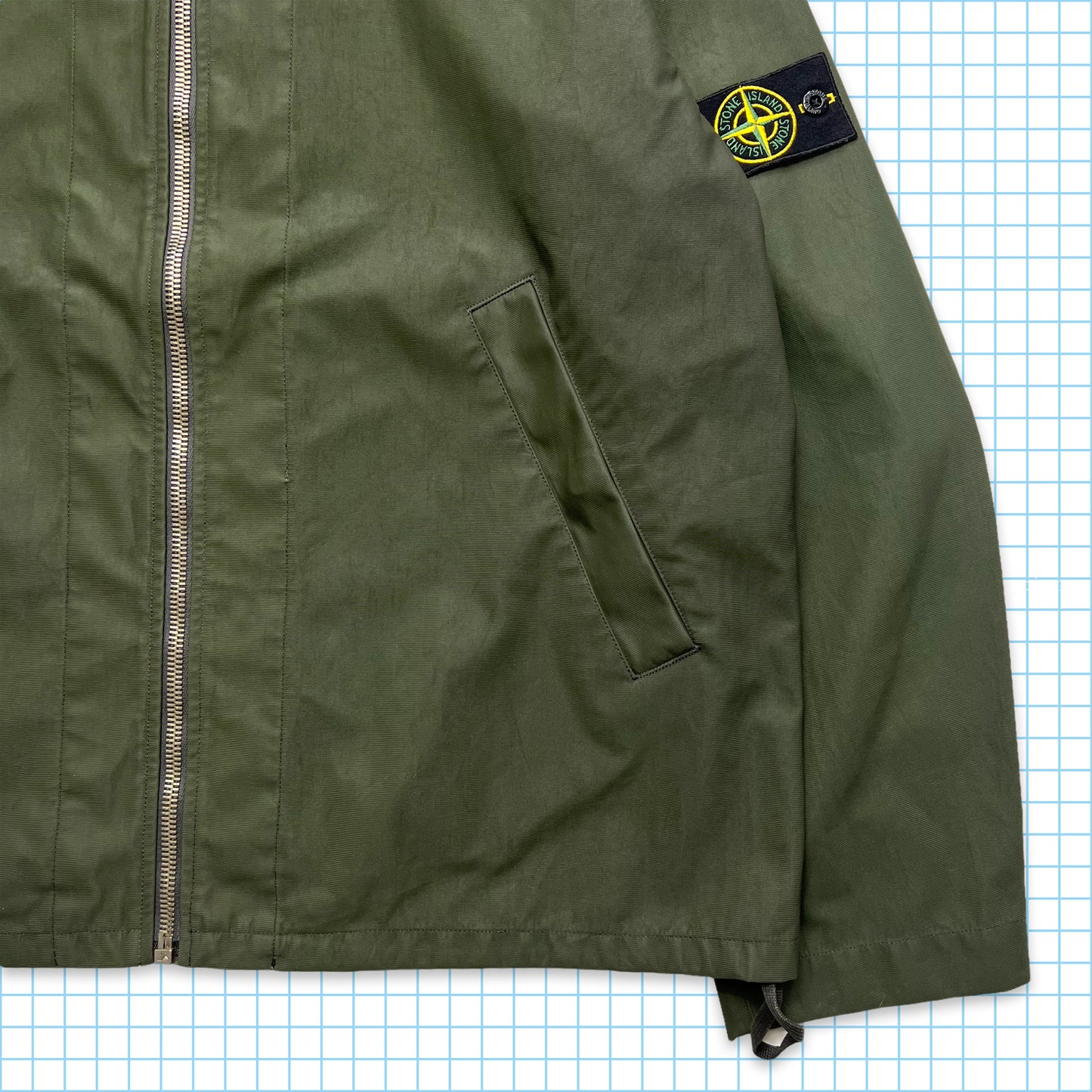Stone Island Forest Green Overshirt SS01' - Extra Large / Extra Extra Large