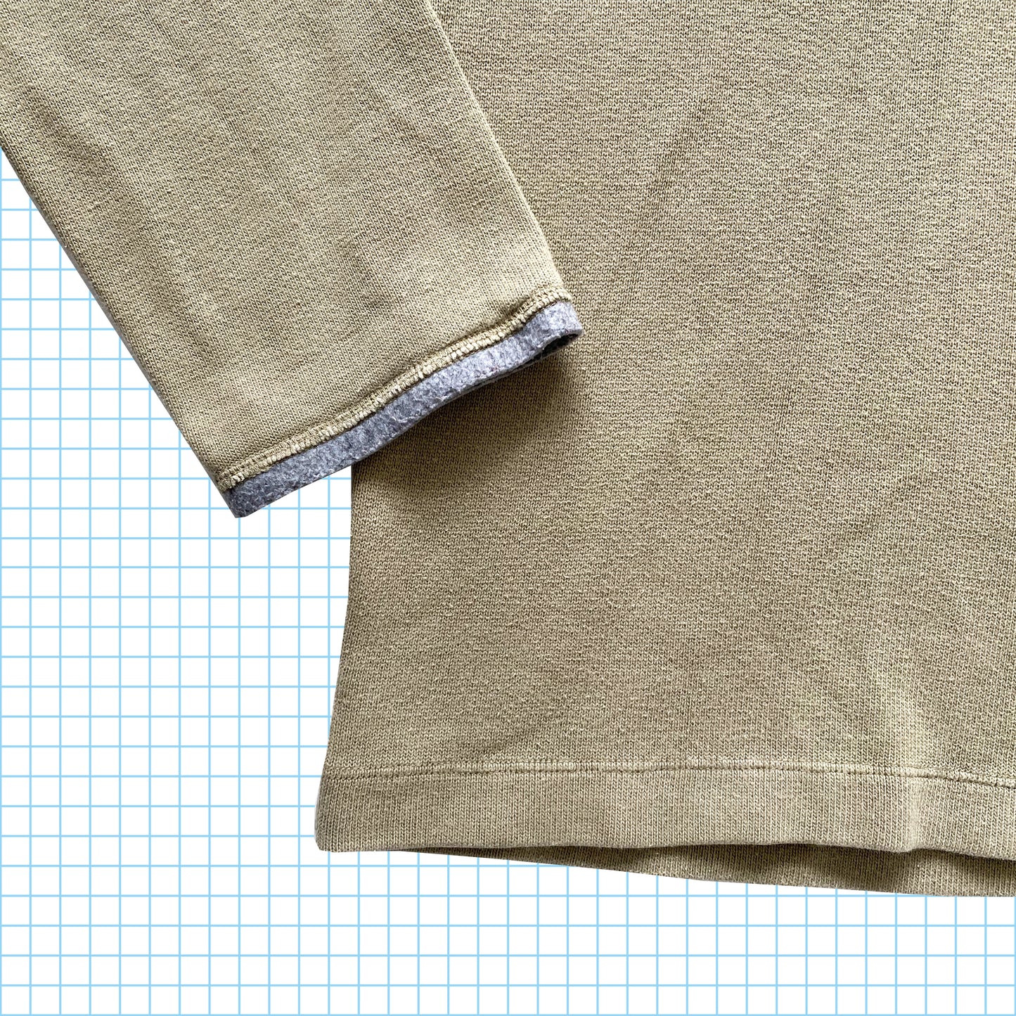 Vintage Stone Island Khaki Crewneck AW03’ - Extra Large