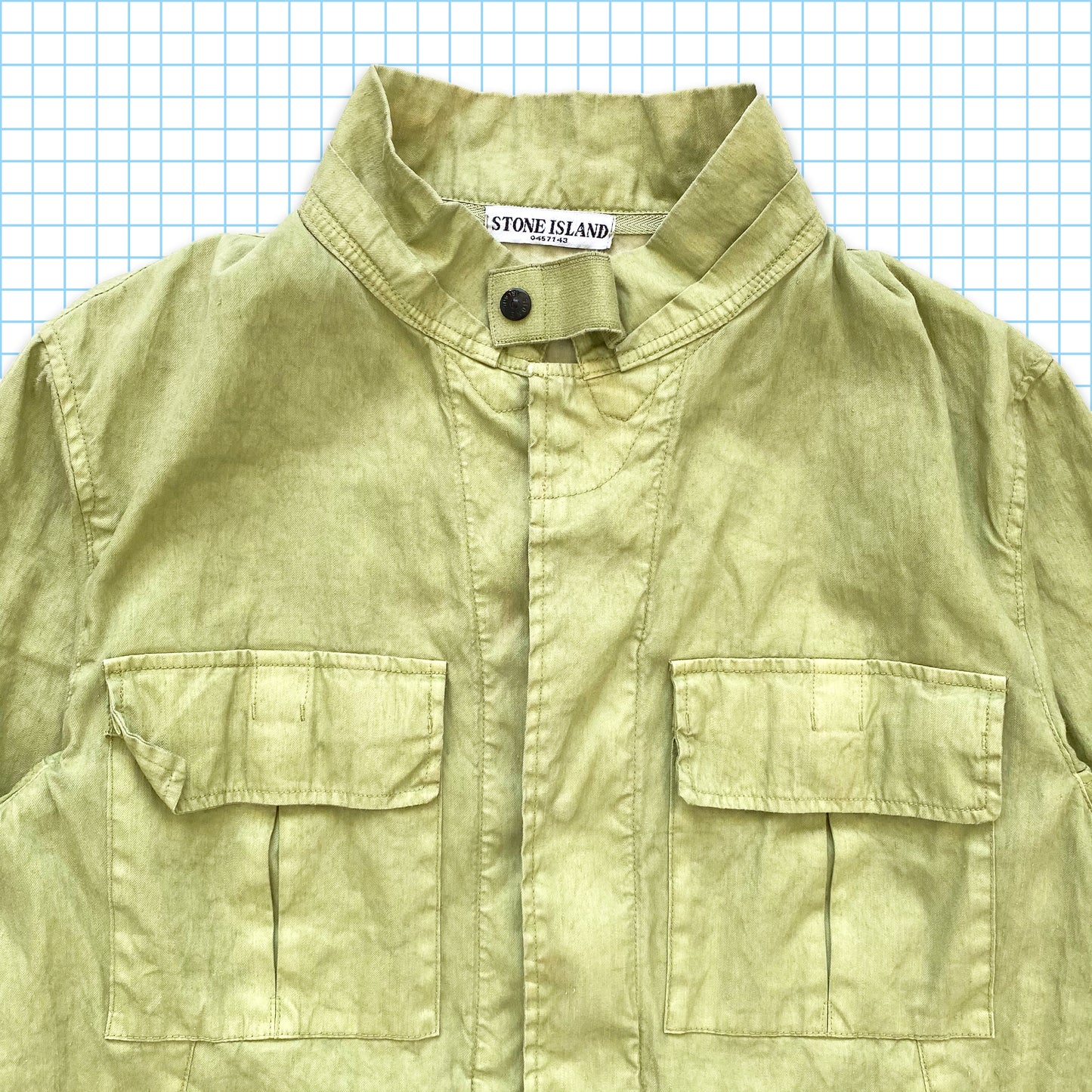 Stone Island Lime Multi Pocket Chore Jacket SS05’ - Medium / Large
