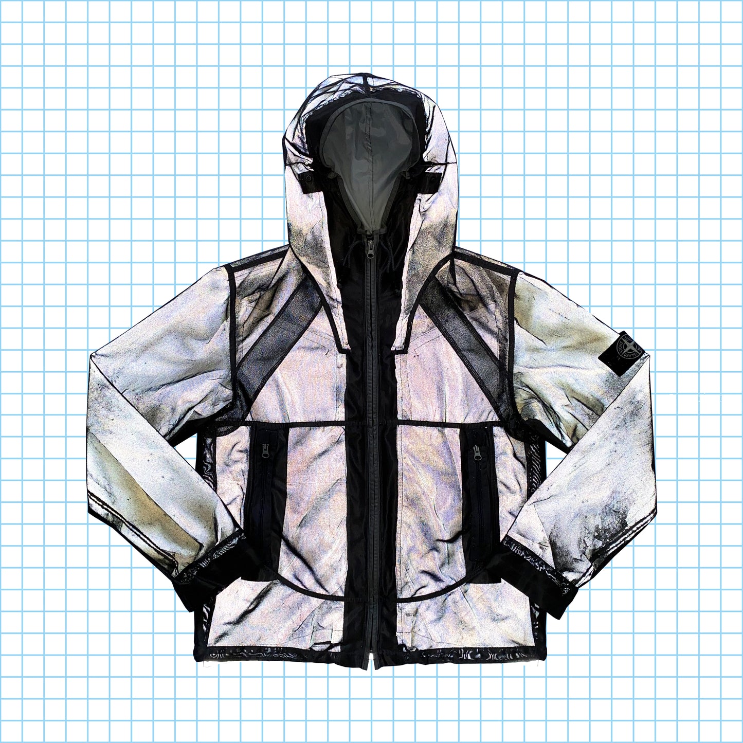 Stone Island Processus Spécial Mesh Réfléchissant SS07'