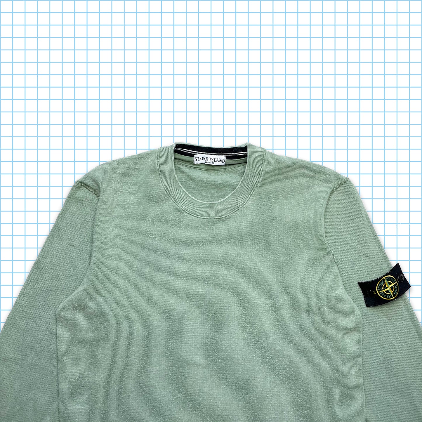 Stone Island Minty Green Crewneck SS06’ - Large
