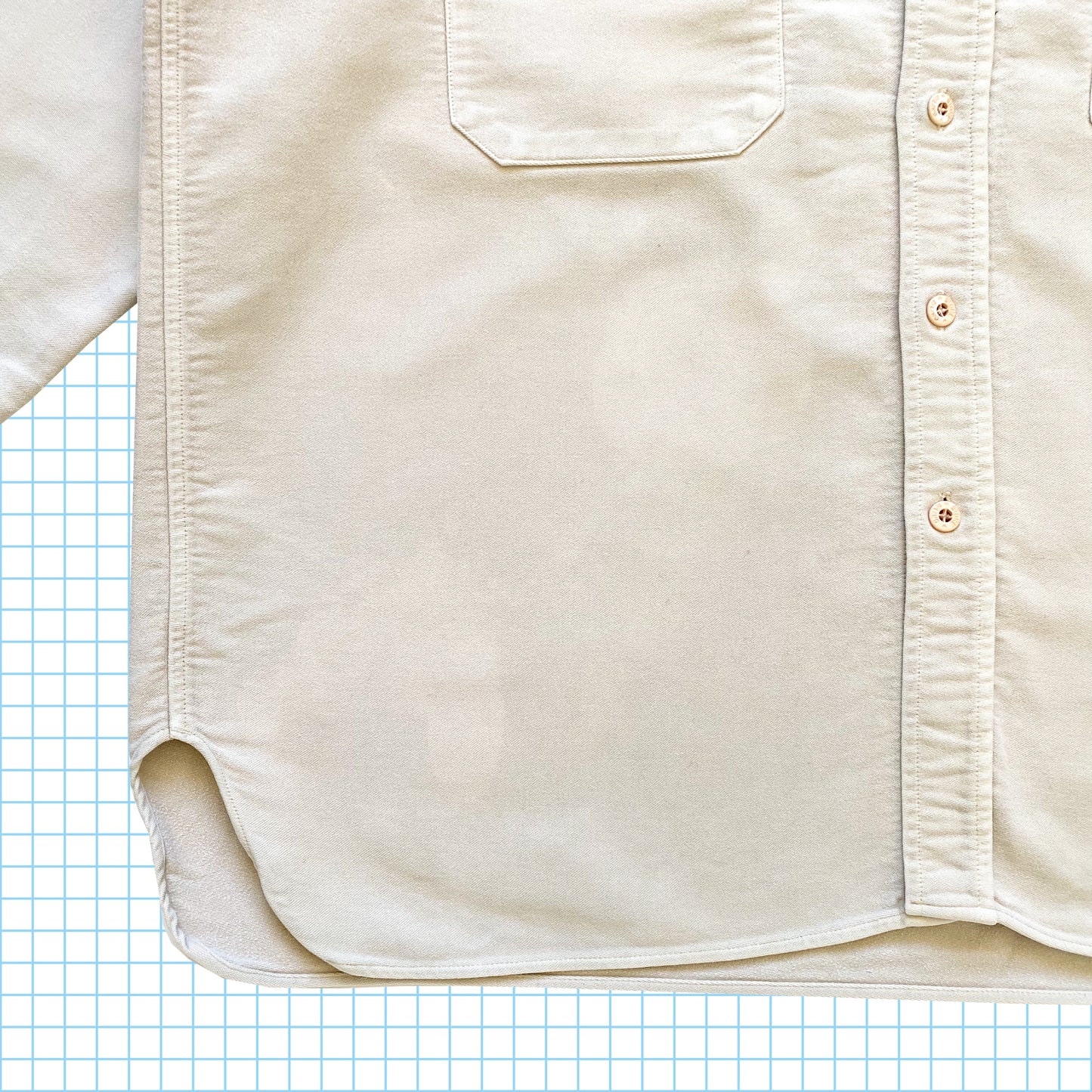 vintage Stone Island Heavy Moleskin Chemise AW96' - Extra Extra Large/Extra Large