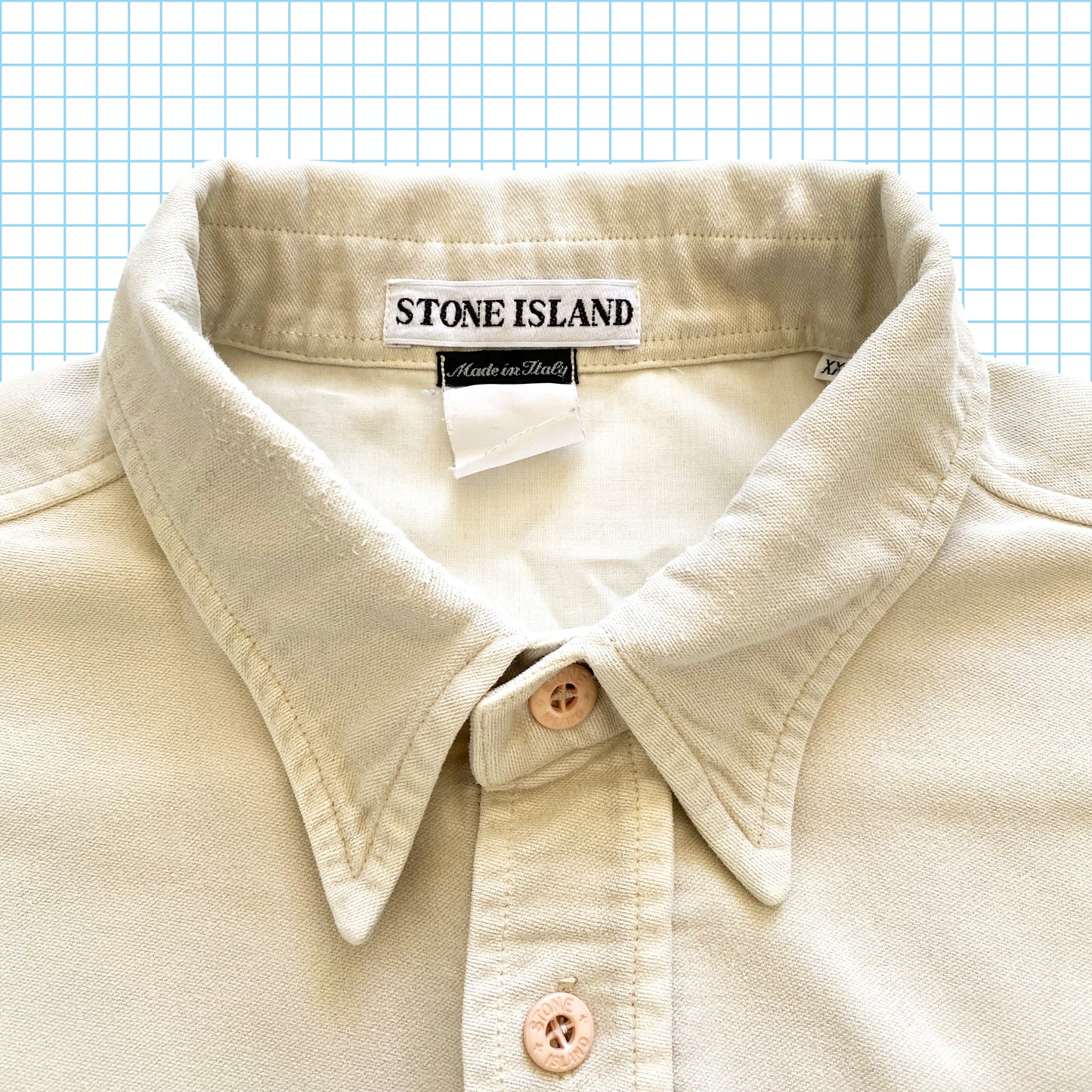 vintage Stone Island Heavy Moleskin Chemise AW96' - Extra Extra Large/Extra Large