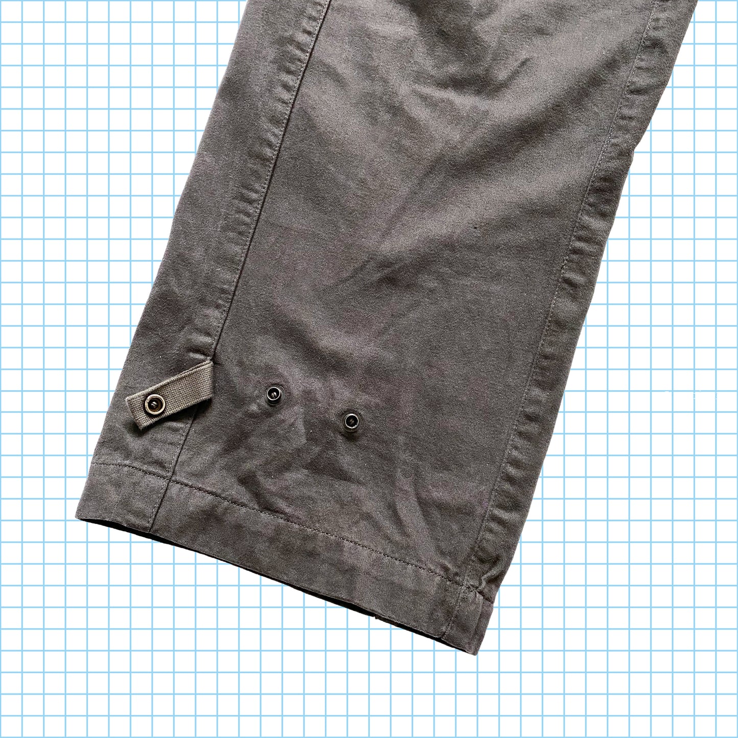 vintage Stone Island Mole Skin Gris Jet Pantalon AW99' - Taille 34/36 »