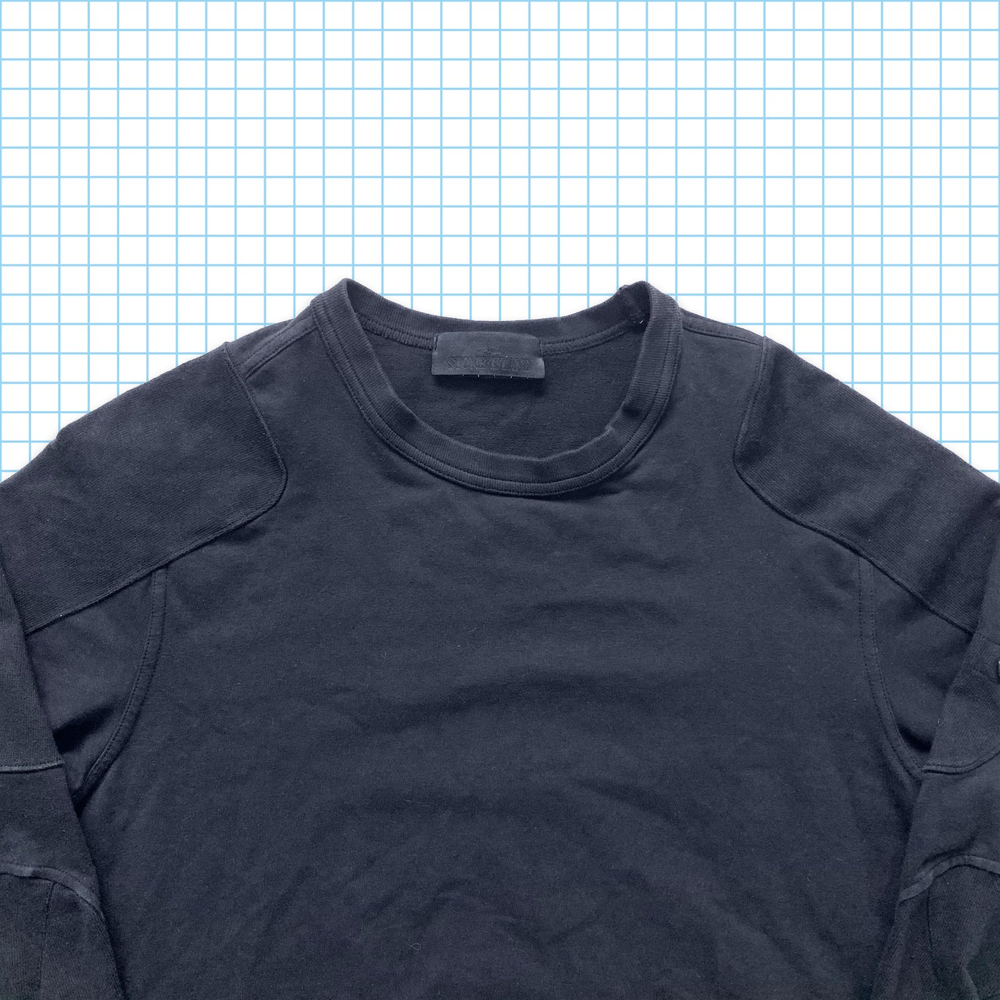 Stone Island Midnight Navy Ghost Crewneck SS18' - Grand