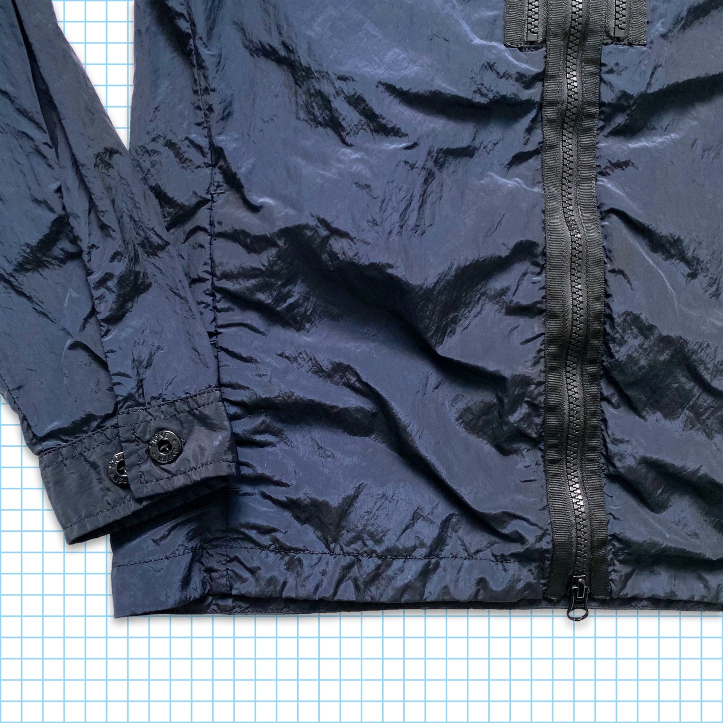 Surchemise en métal et nylon avec double poche poitrine Stone Island - Petit
