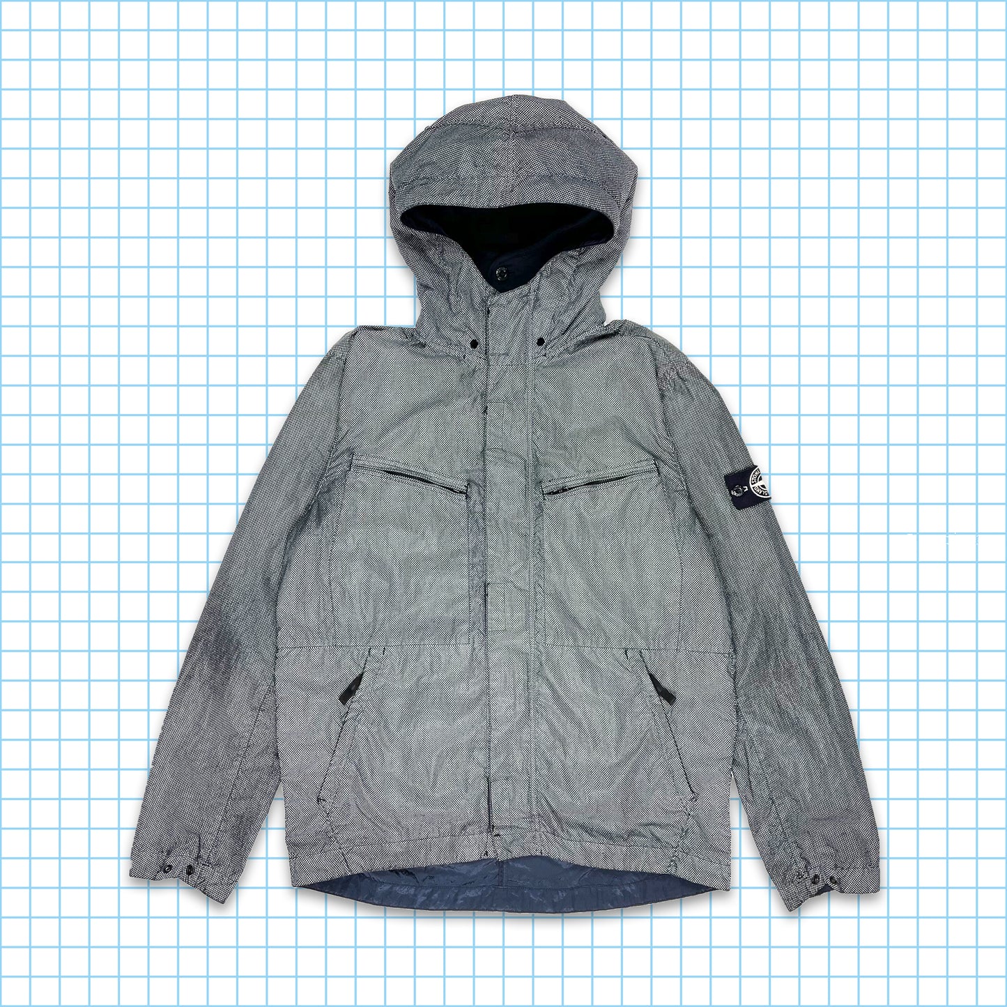 Stone Island Navy Pixel Reflective SS15’ - Large