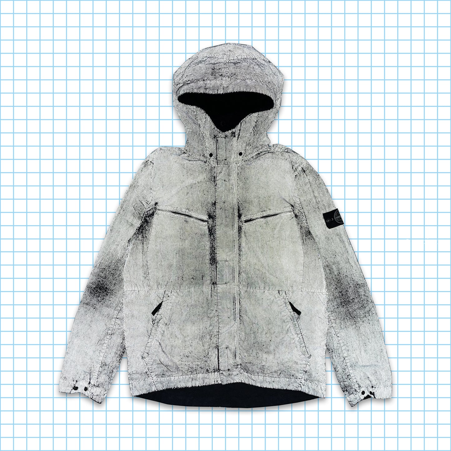 Stone Island Navy Pixel Reflective SS15’ - Large