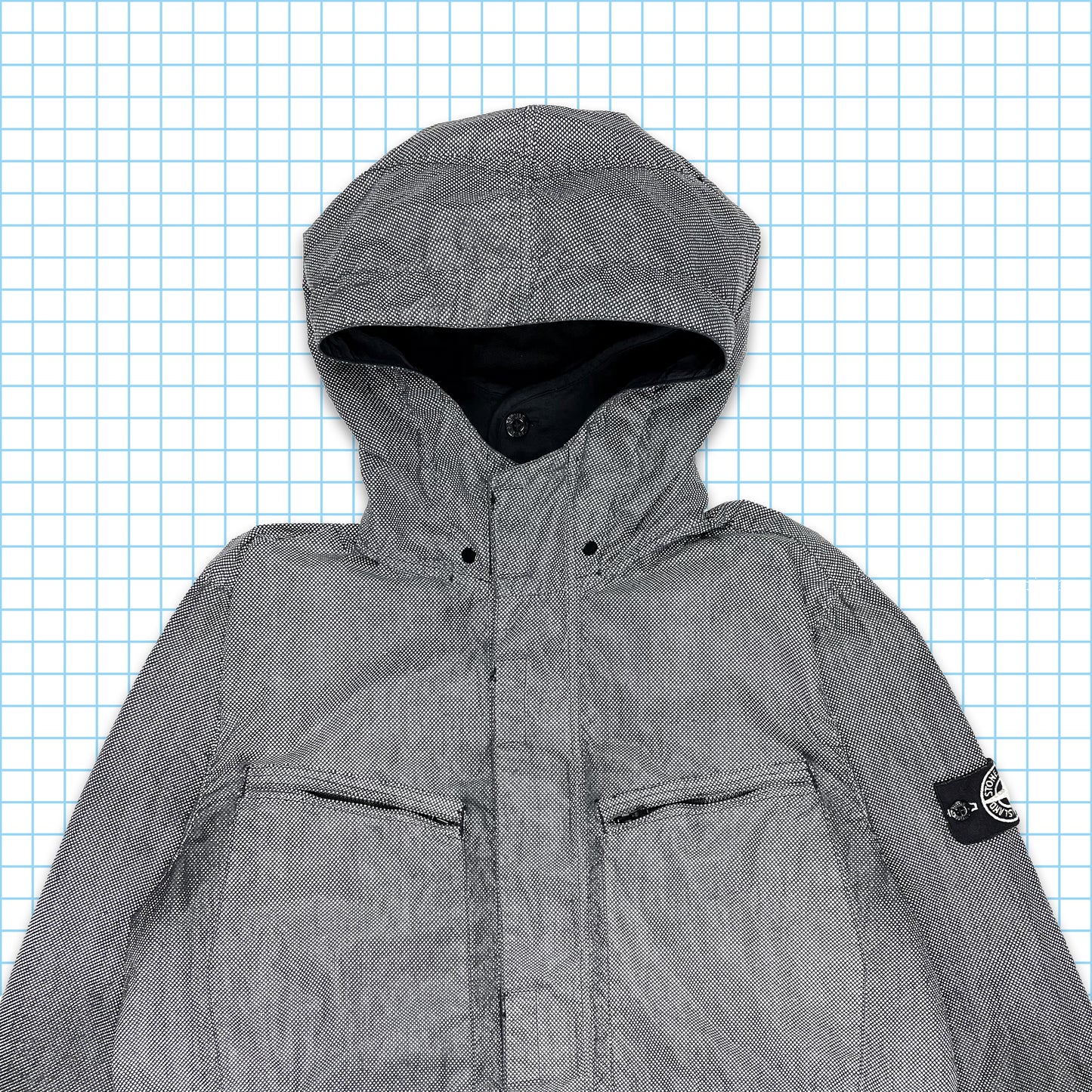 Stone Island Navy Pixel Reflective SS15’ - Large