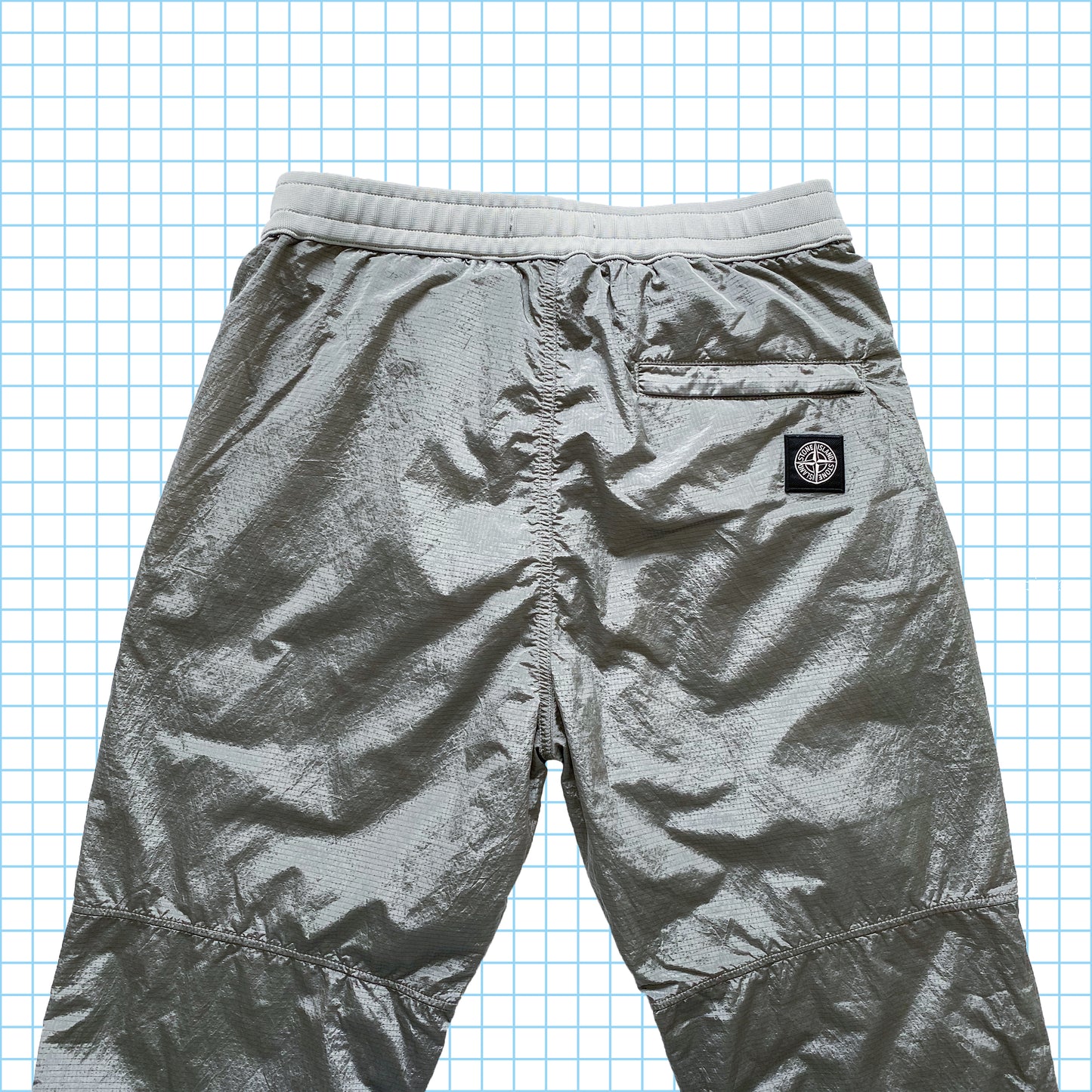 Pantalon technique en métal et nylon Stone Island AW19' - Moyen