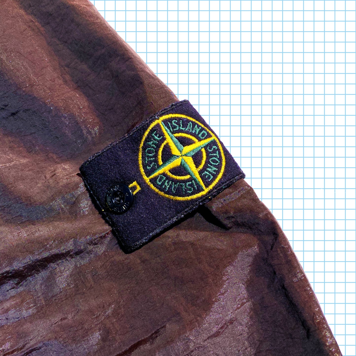 Stone Island Red Hooded Nylon Metal Weft SS16’ - Extra Large