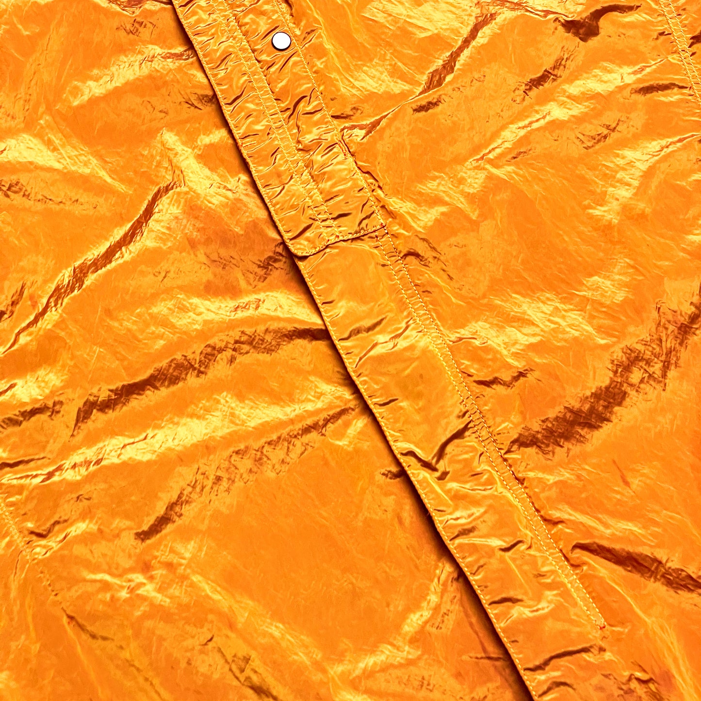Stone Island Burnt Orange Nylon Metal Over Shirt SS16’ - Large