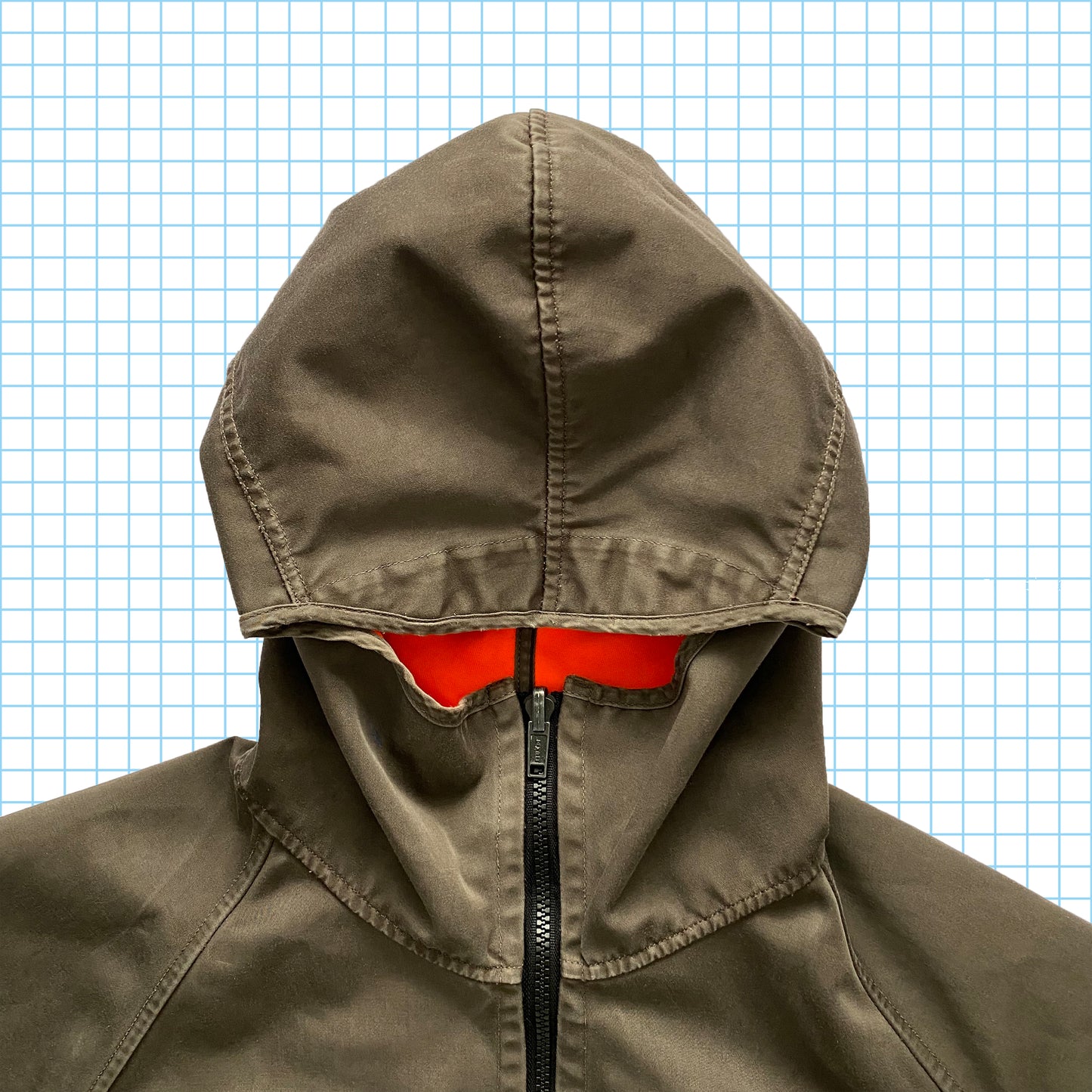 Veste réversible orange fluo Stone Island AW05'