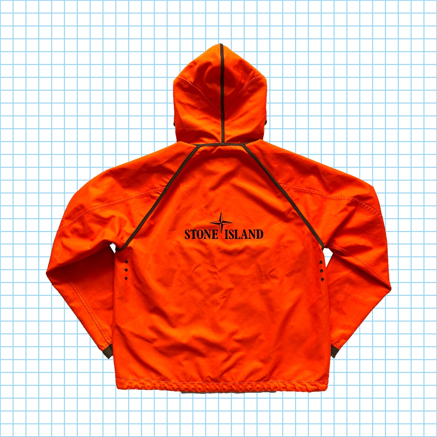 Veste réversible orange fluo Stone Island AW05'
