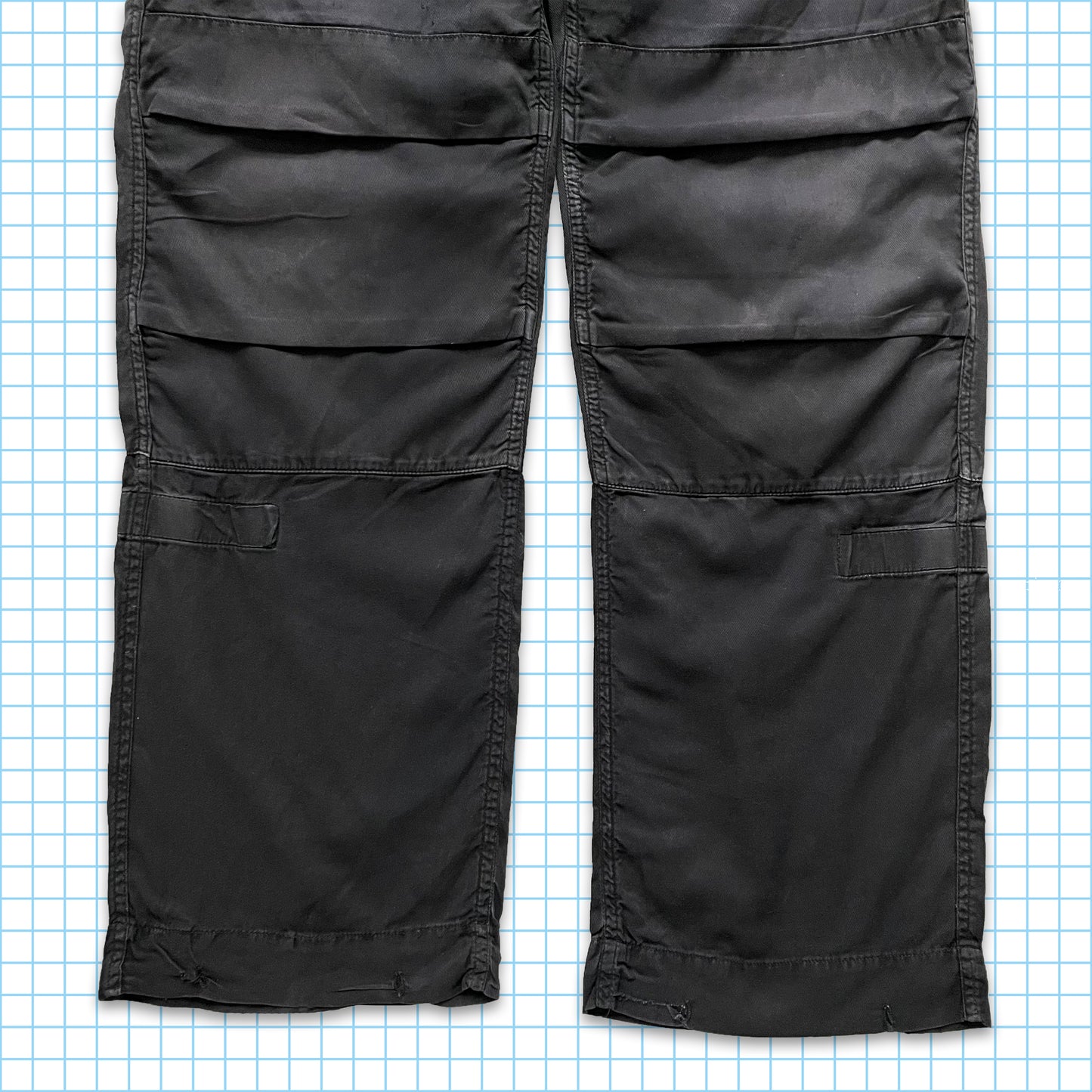 Vintage Stone Island S/S 2006 Black Military Cargo Flight Pants - 30" / 32" Waist