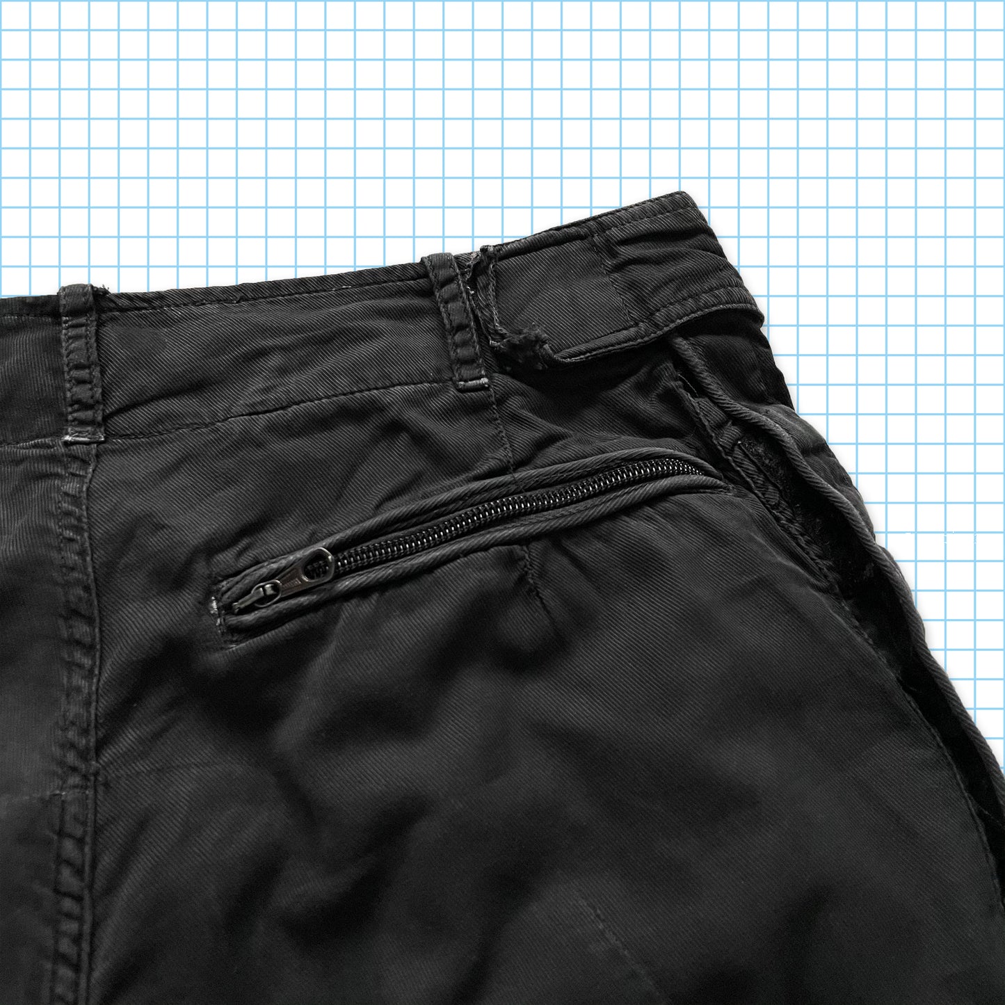 Vintage Stone Island S/S 2006 Black Military Cargo Flight Pants - 30" / 32" Waist