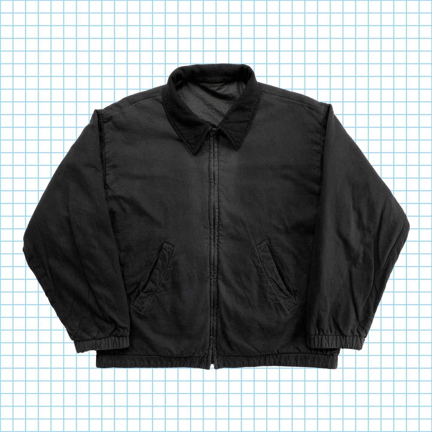 Vintage Stone Island Doublure Thermique Réversible Harrington AW95' - Grand / Extra Grand