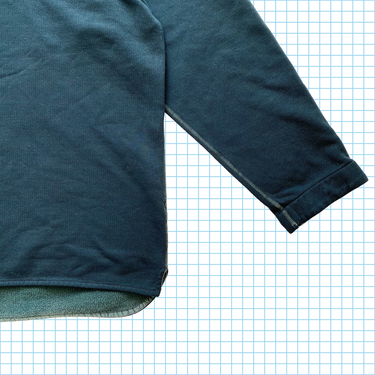 Vintage Stone Island Reversible Quarter Zip Roll Neck AW97’ - Extra Large