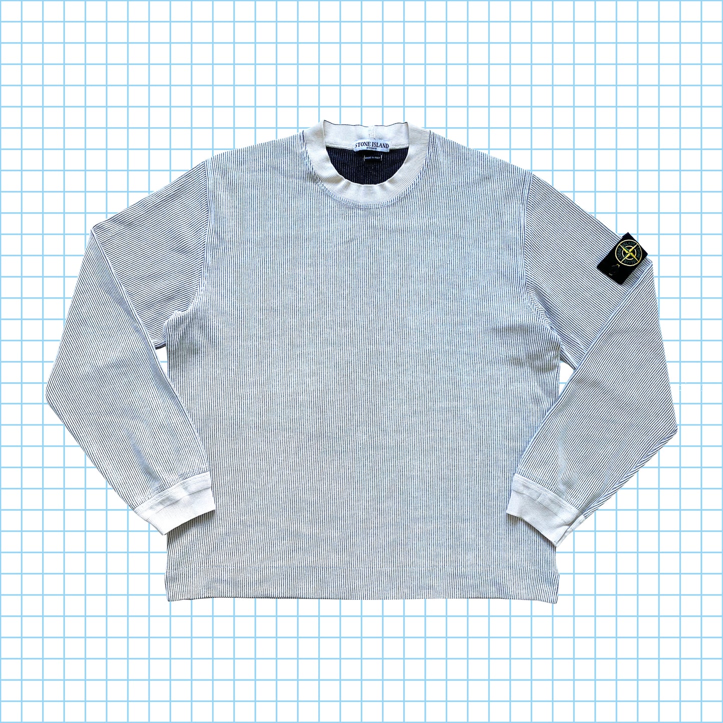 Vintage Stone Island Ribbed Knit Crewneck SS05’ - Extra Large