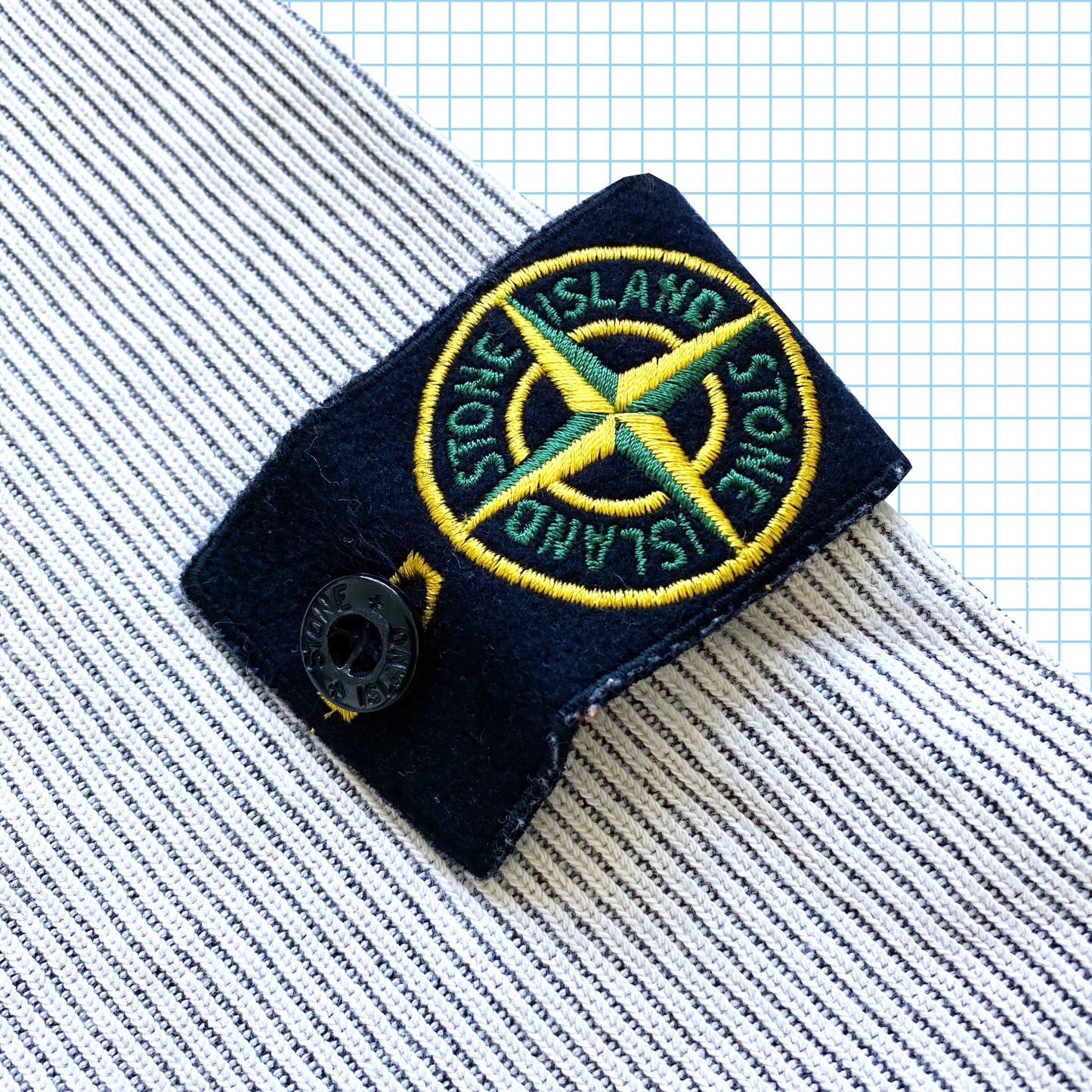 Vintage Stone Island Ribbed Knit Crewneck SS05’ - Extra Large