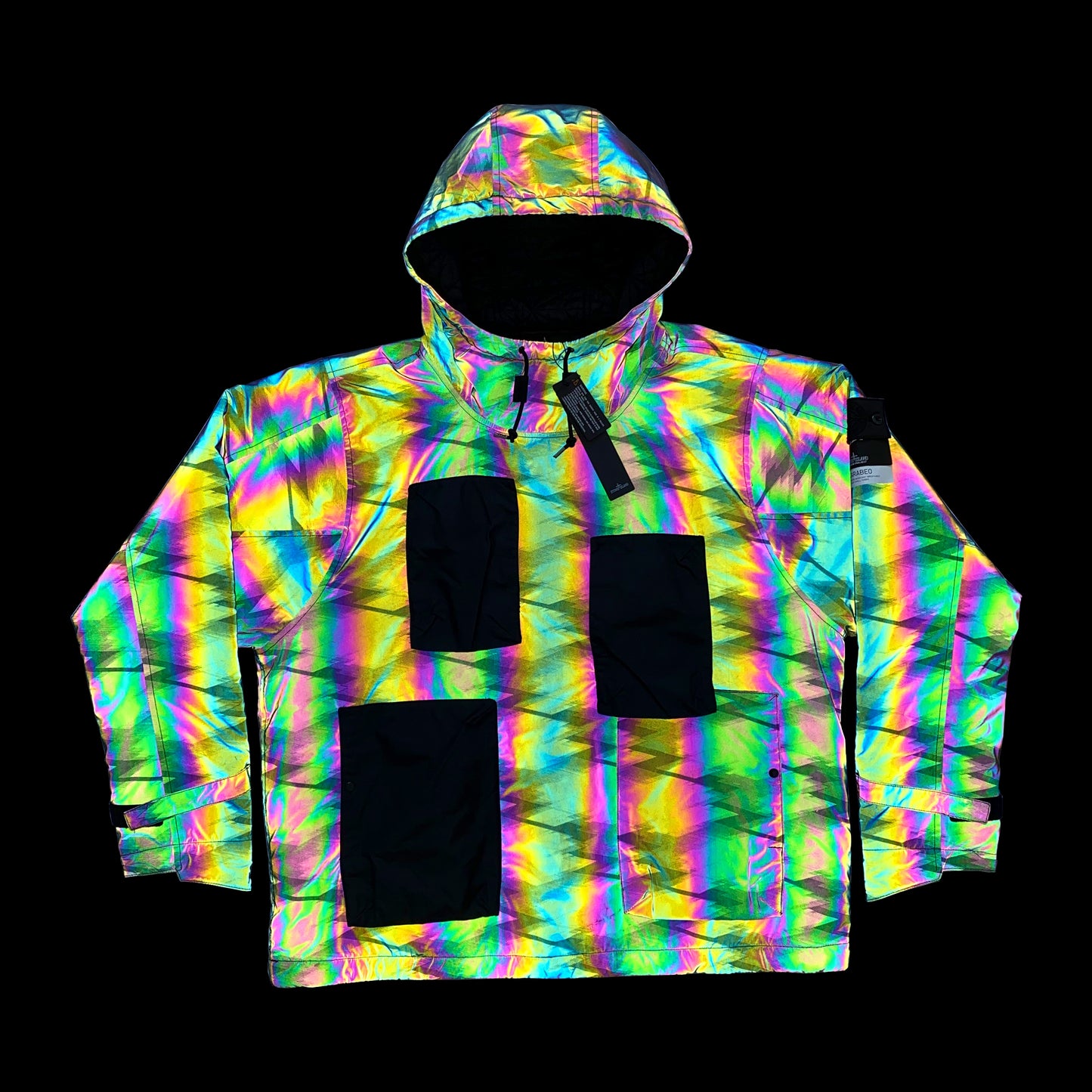Stone Island Shadow Project - Anorak utilitaire réfléchissant Scarabeo