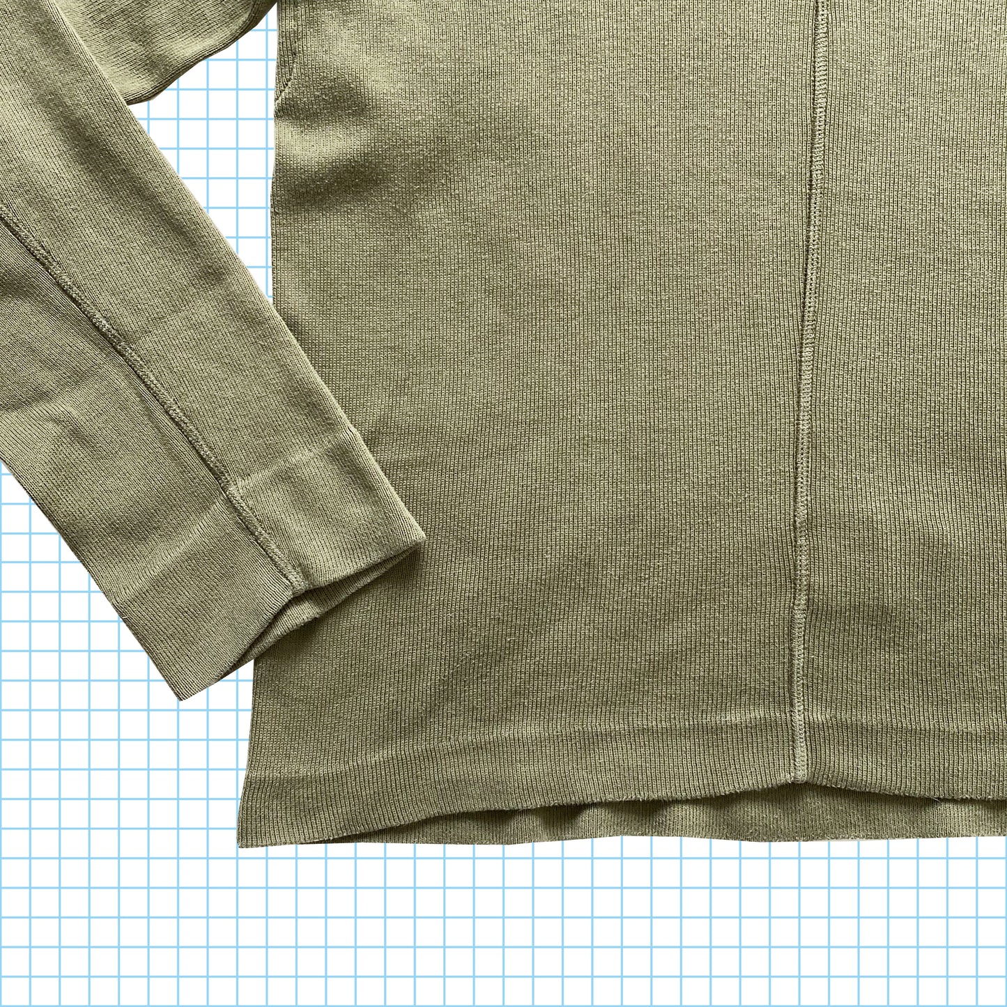Stone Island リブ クォーター ジップ - ミディアム