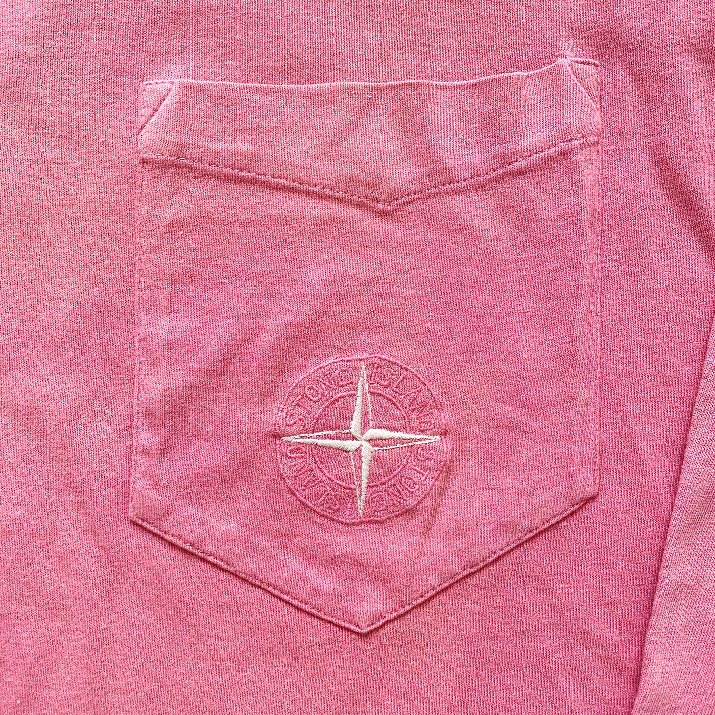 Vintage Late 80’s/Early 90’s Stone Island Compass Embroidered Longsleeve - Medium/Large