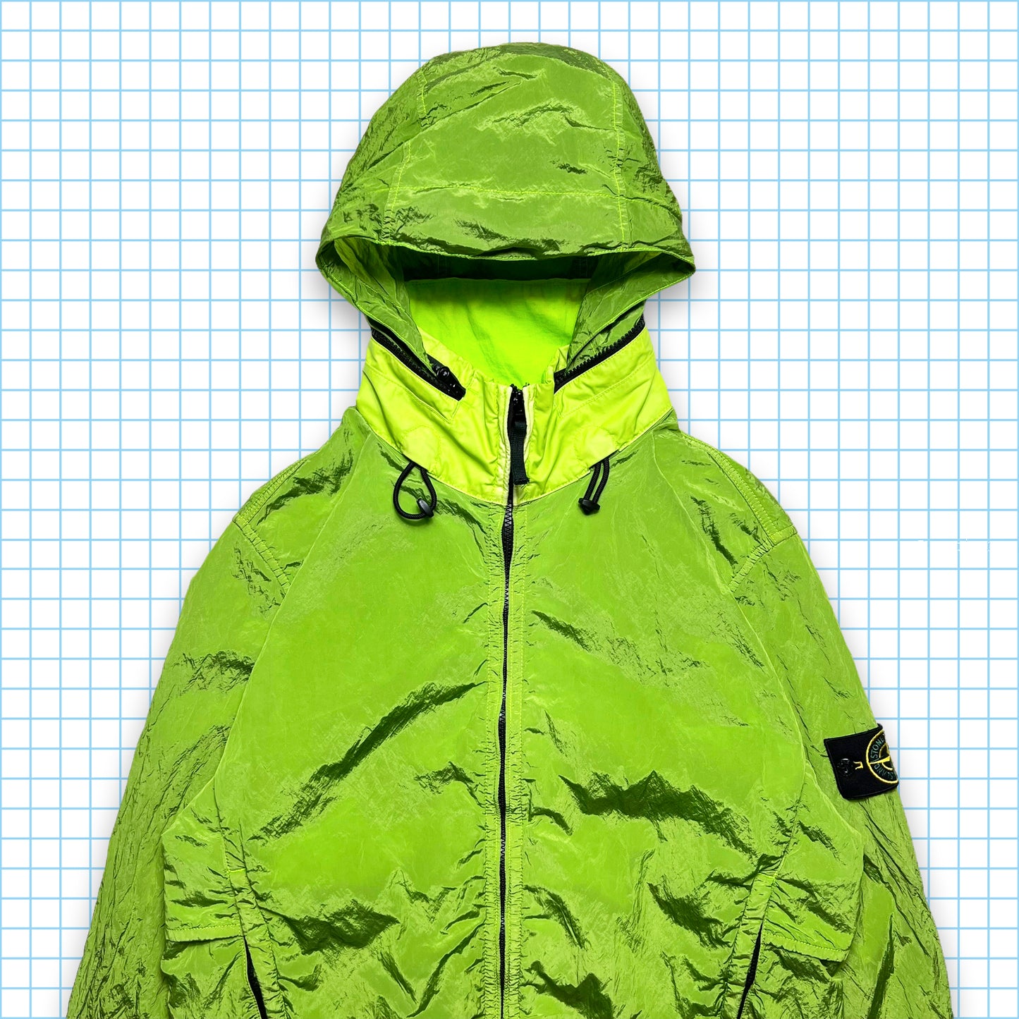 Veste en métal en nylon vert Volt Stone Island - Moyen / Grand