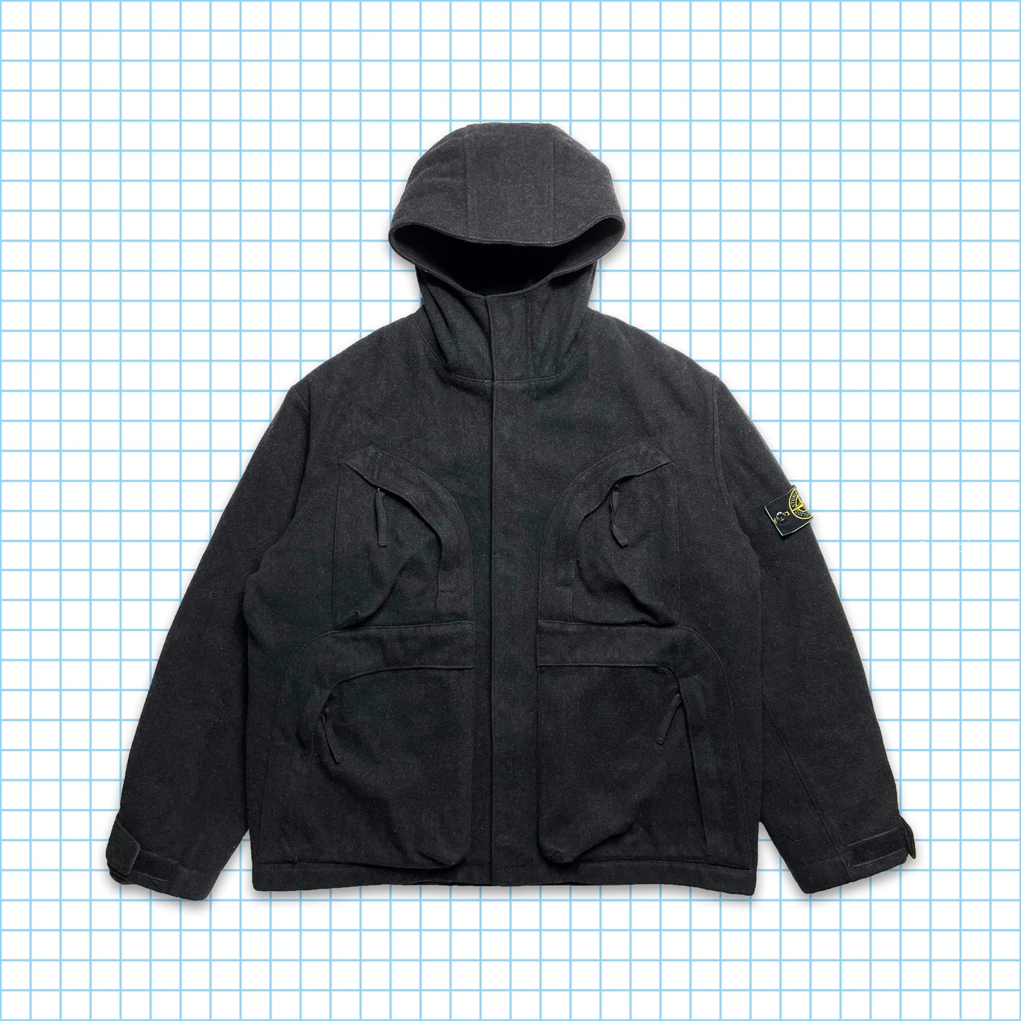 Vintage Stone Island 2in1 Wool Multi Pocket AW98’ - Extra Large