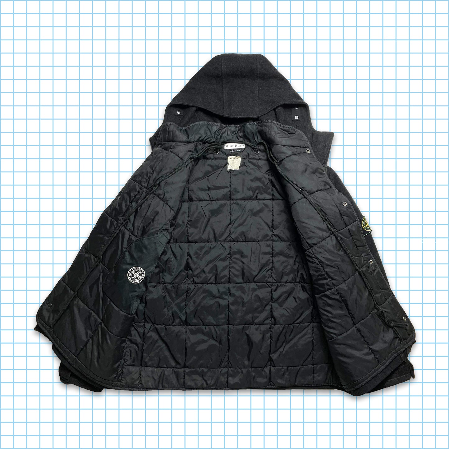 Vintage Stone Island 2in1 Wool Multi Pocket AW98’ - Extra Large