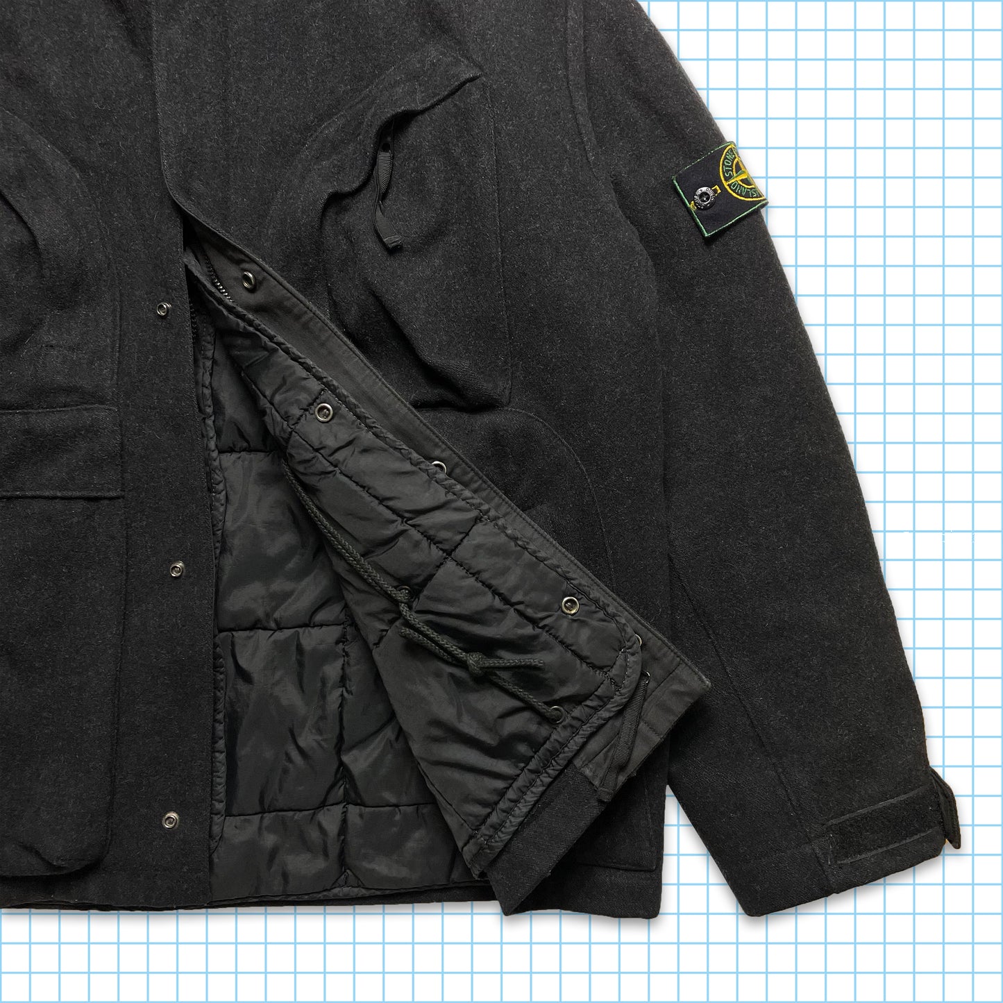 Vintage Stone Island 2in1 Wool Multi Pocket AW98’ - Extra Large