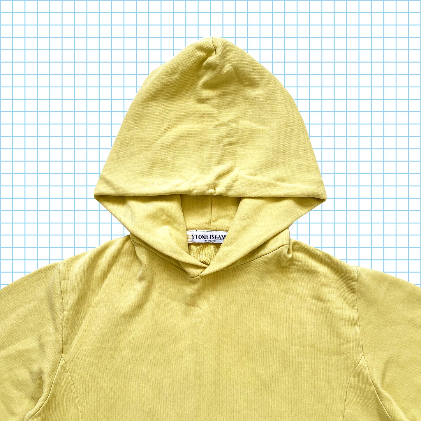 Stone Island Sweat à capuche jaune pastel SS10' - Extra Large