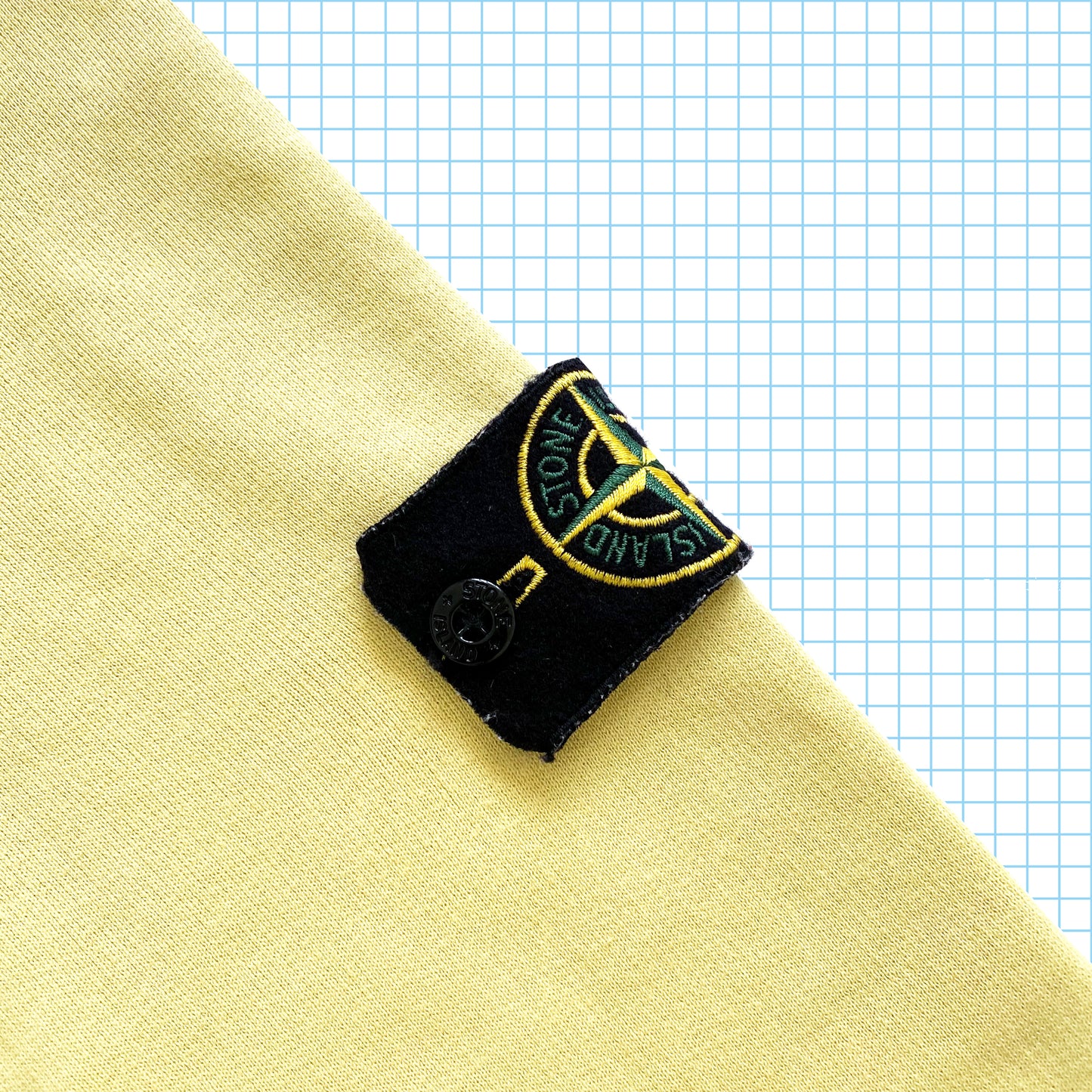 Stone Island Pastel Yellow Hoodie SS10’ - Extra Large